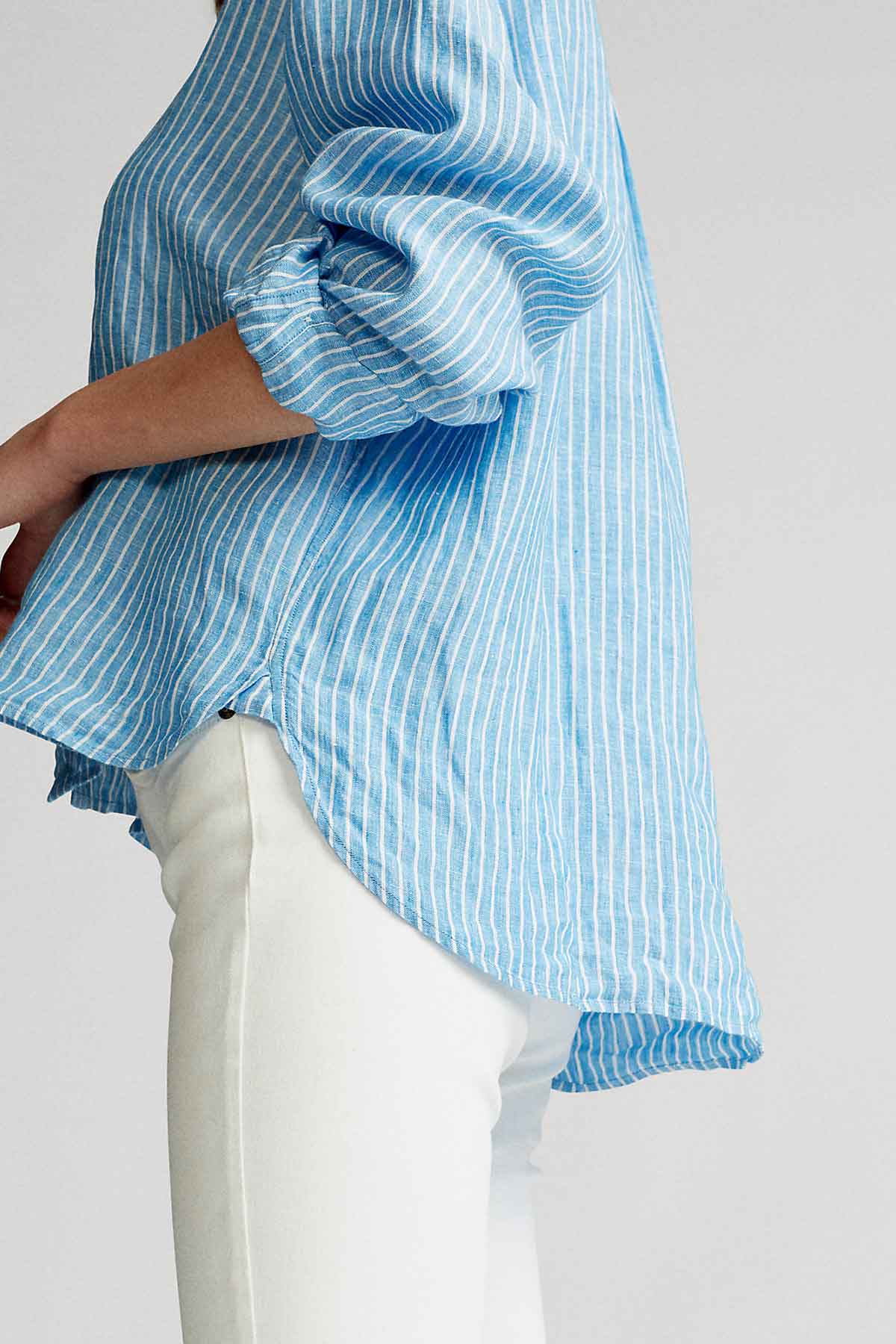 Polo Ralph Lauren Oversize Fit Keten Gömlek-Libas Trendy Fashion Store