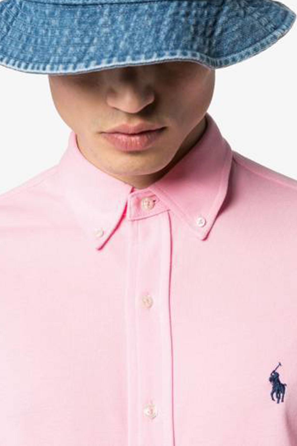 Polo Ralph Lauren Custom Fit Featherweight Mesh Gömlek-Libas Trendy Fashion Store