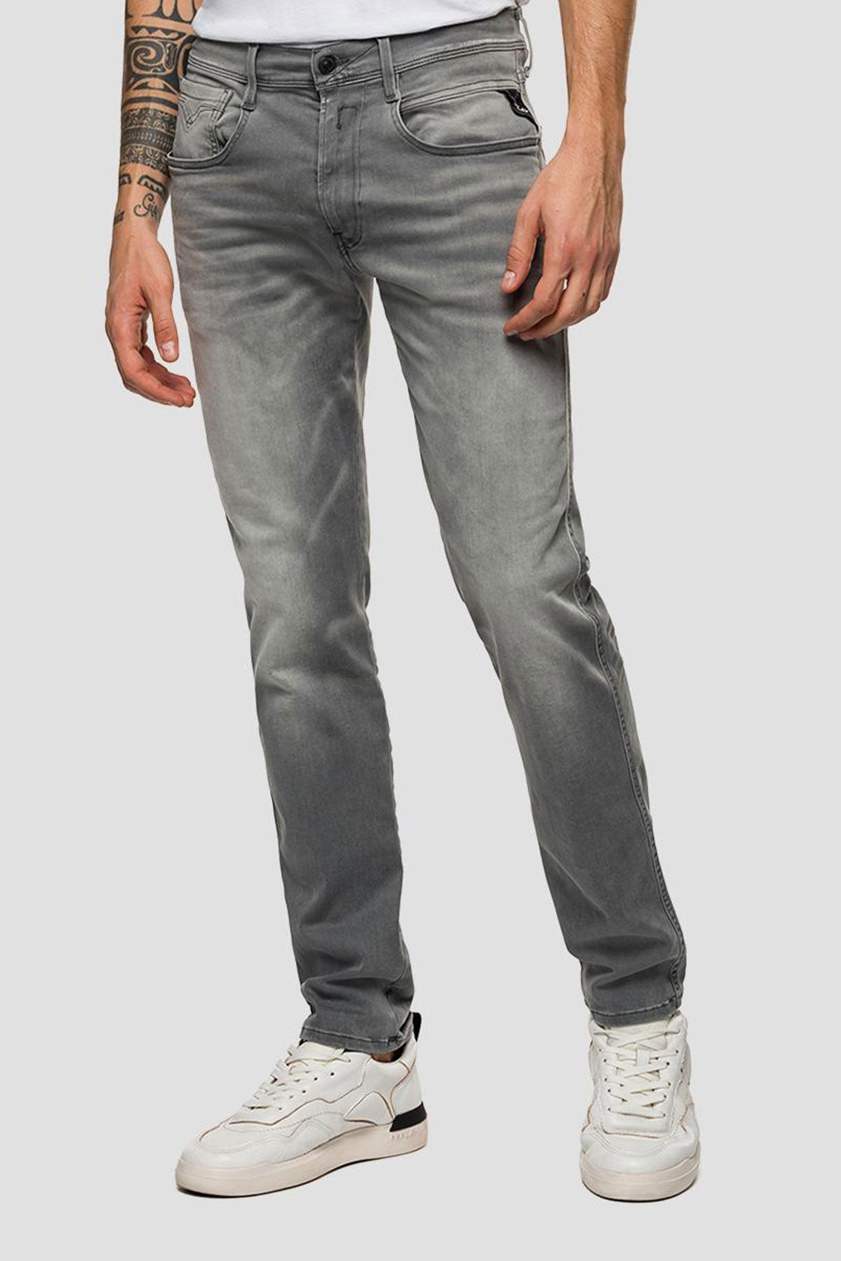 Replay Slim Fit Anbass Hyperflex Bio Jeans-Libas Trendy Fashion Store