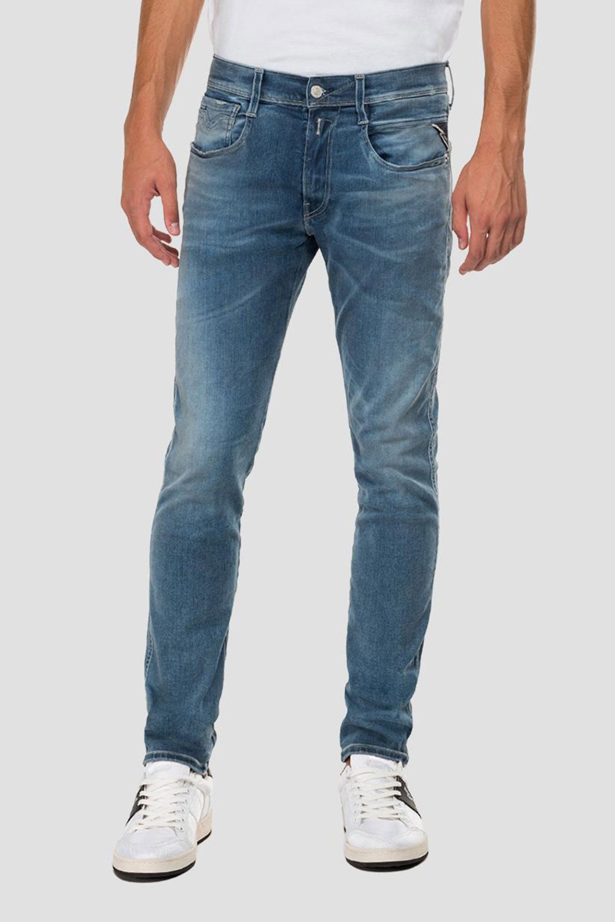 Replay Slim Fit Hyperflex Bio Anbass Jeans-Libas Trendy Fashion Store
