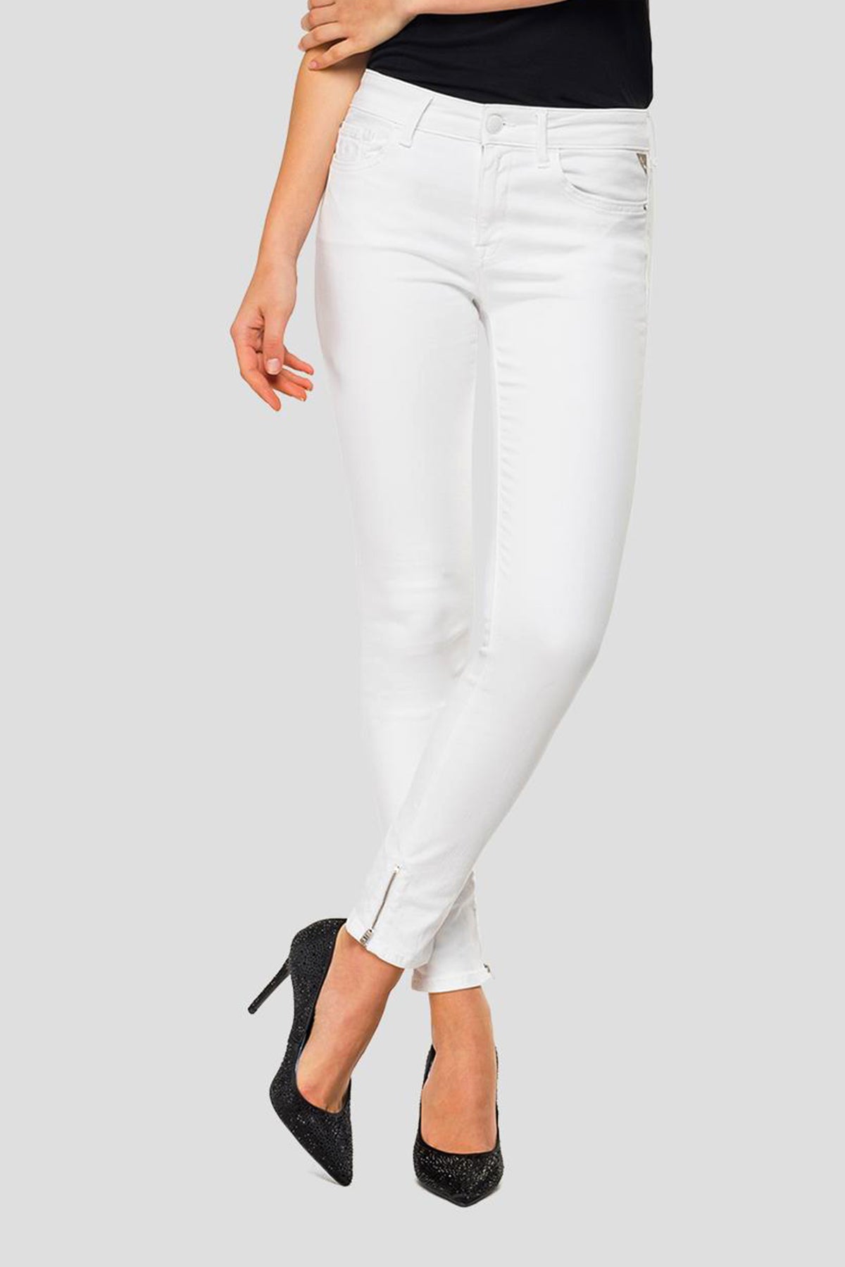 Replay Skinny High Waist Fit New Luz Pantolon-Libas Trendy Fashion Store