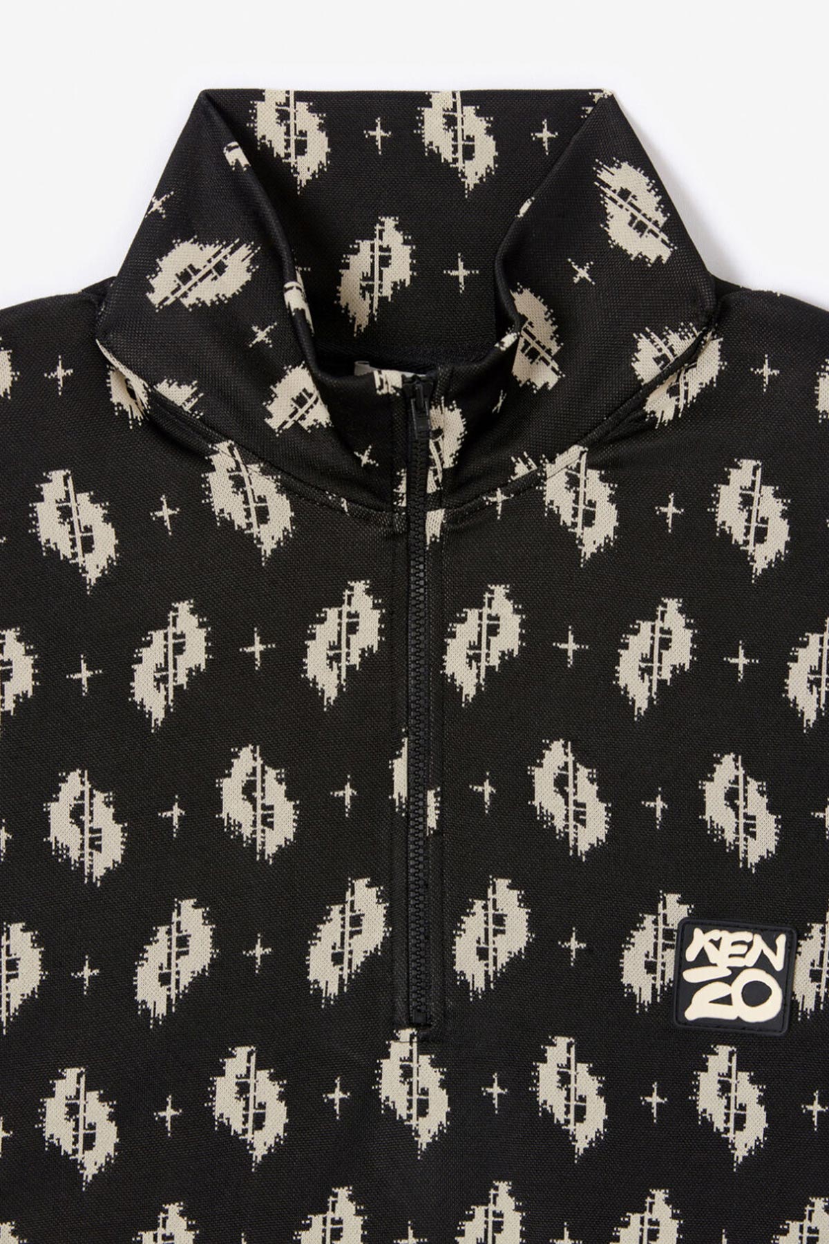 Kenzo Polo Yaka Jakarlı T-shirt-Libas Trendy Fashion Store