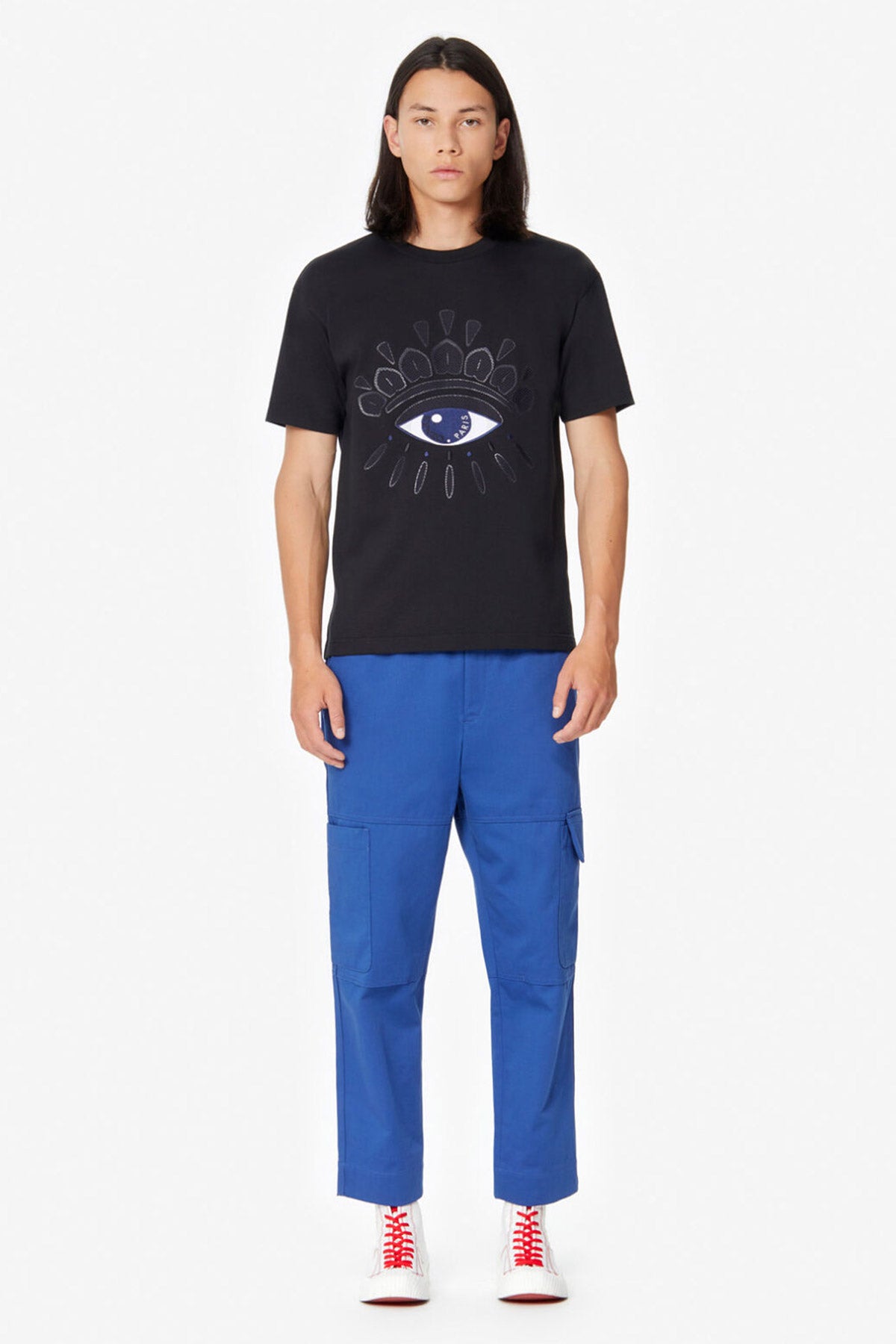 Kenzo Göz Logolu T-shirt-Libas Trendy Fashion Store