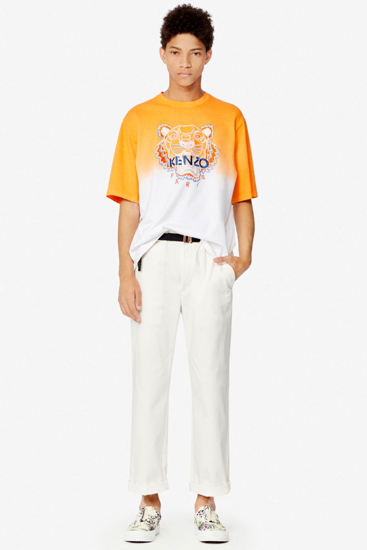 Kenzo Kaplan Logolu Oversize T-shirt-Libas Trendy Fashion Store