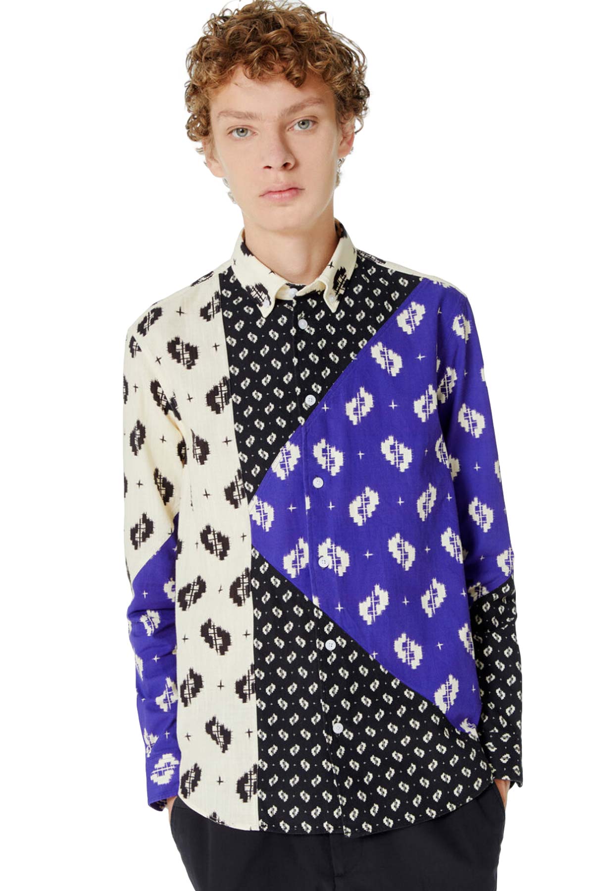 Kenzo Casual Fit Ikat Gömlek-Libas Trendy Fashion Store
