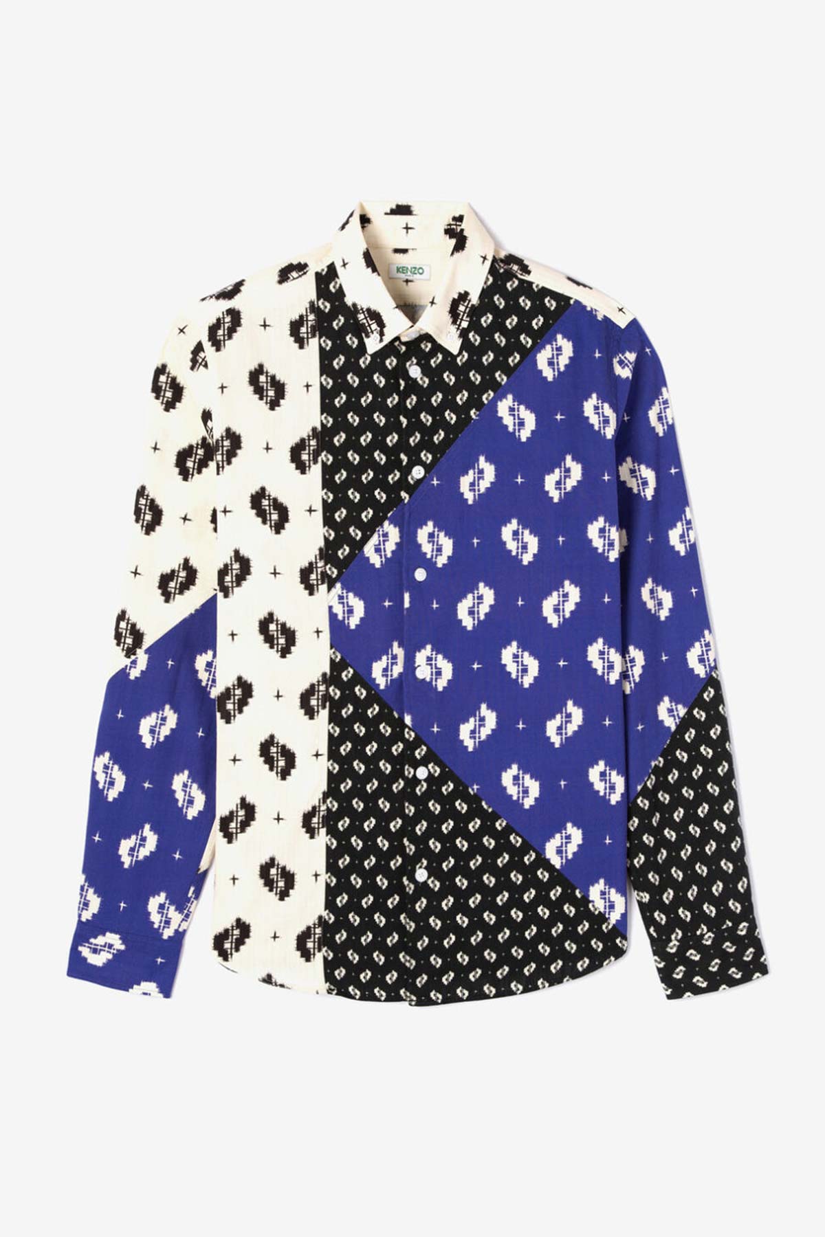 Kenzo Casual Fit Ikat Gömlek-Libas Trendy Fashion Store