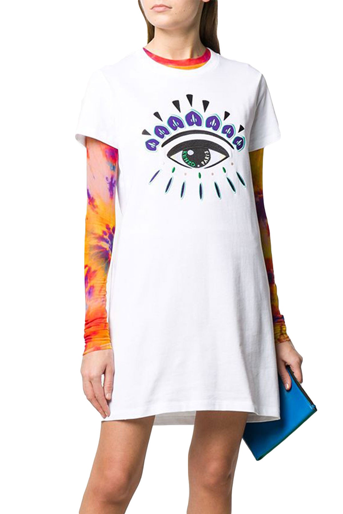 Kenzo Göz Logolu T-shirt Elbise-Libas Trendy Fashion Store