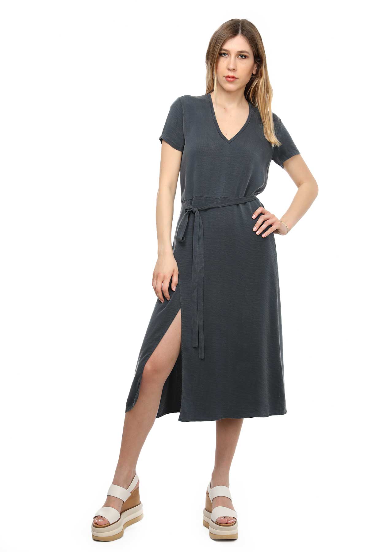 Transit Tencel™ Elbise-Libas Trendy Fashion Store