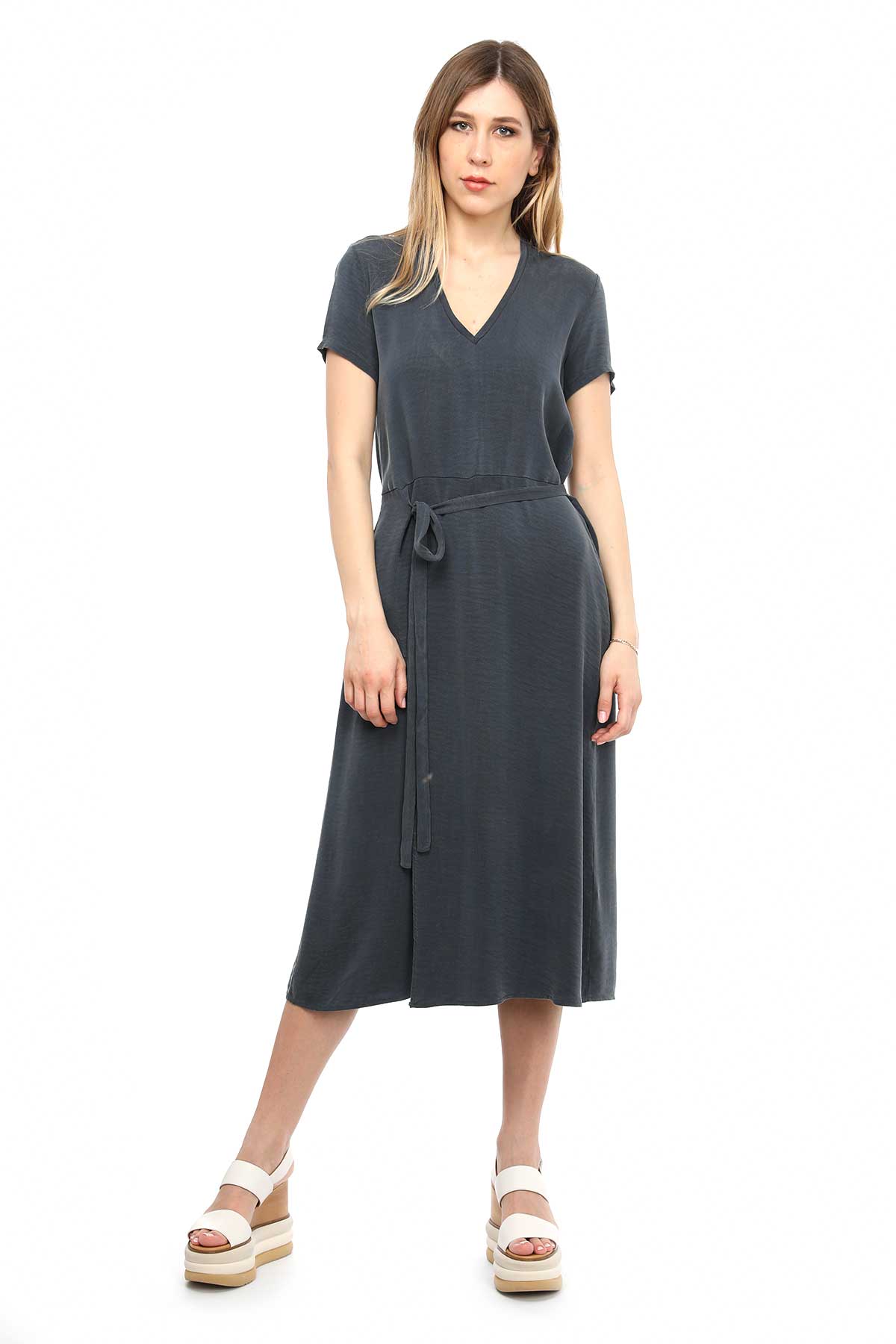 Transit Tencel™ Elbise-Libas Trendy Fashion Store
