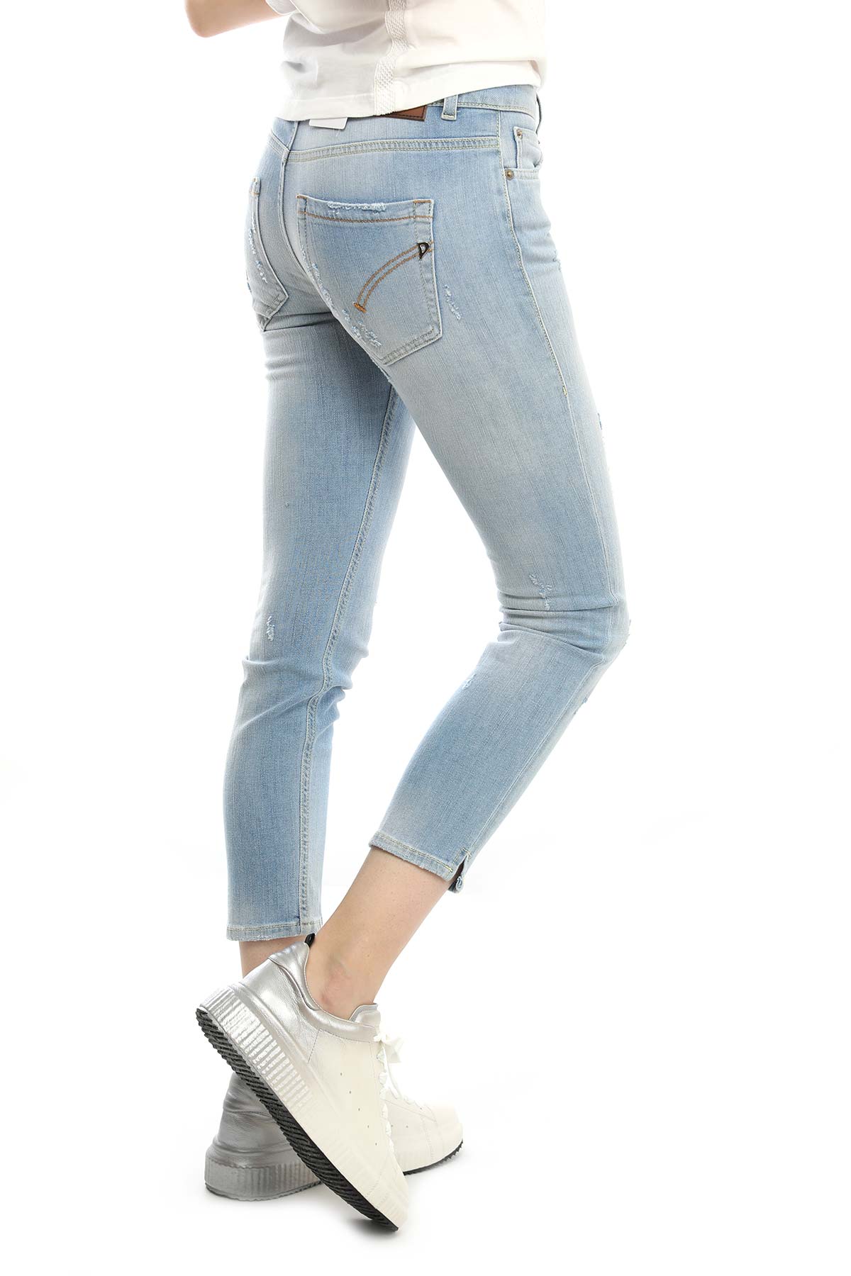 Dondup Newdia Cropped Slim Fit Jeans-Libas Trendy Fashion Store