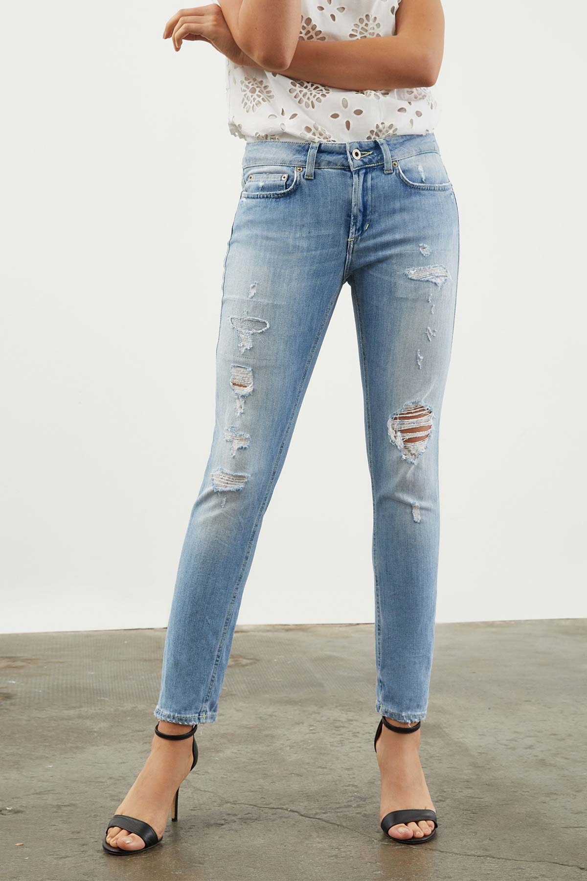 Dondup Monroe Skinny Fit Jeans-Libas Trendy Fashion Store