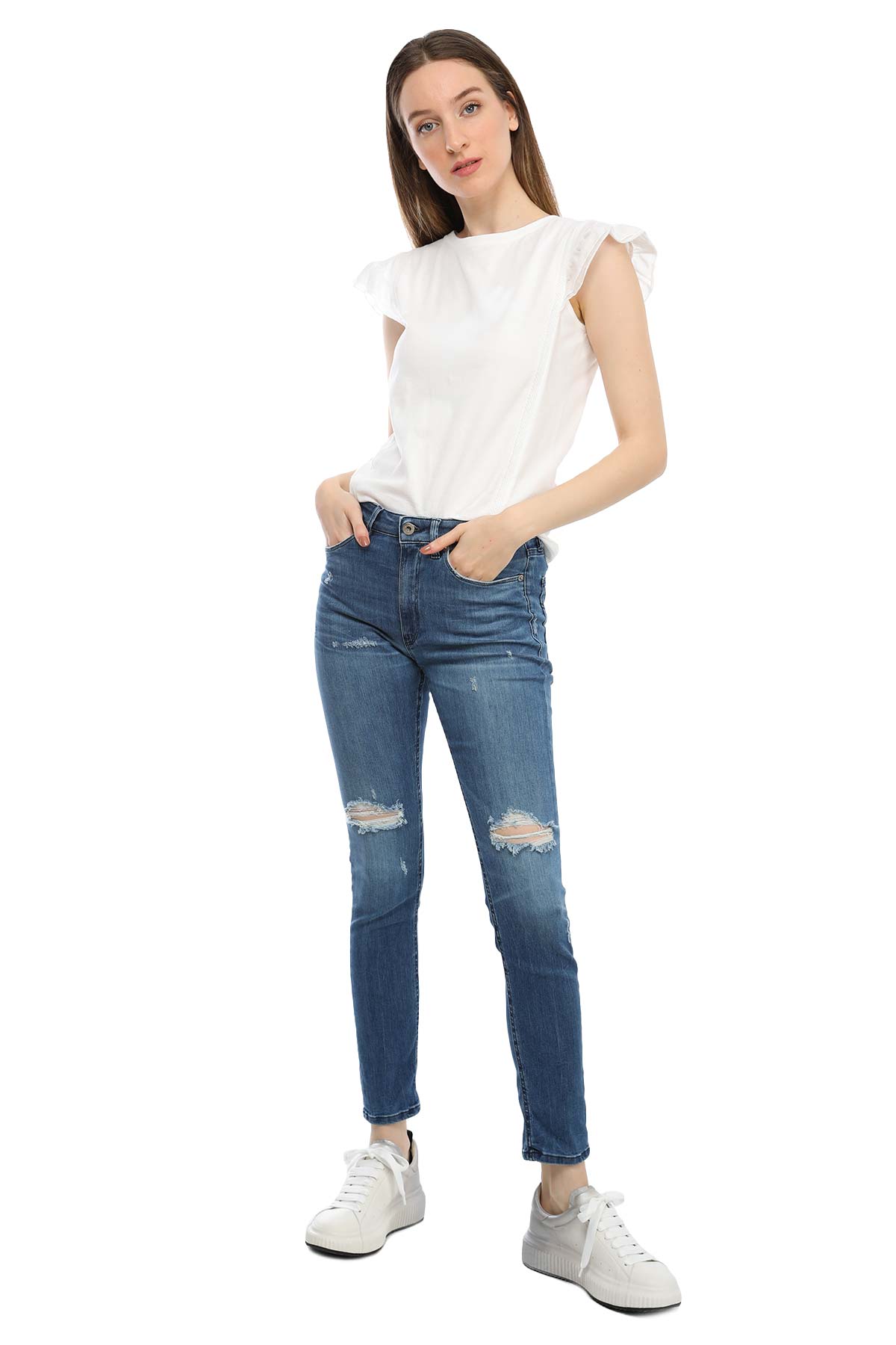 Dondup Iris Super Skinny Fit Jeans-Libas Trendy Fashion Store