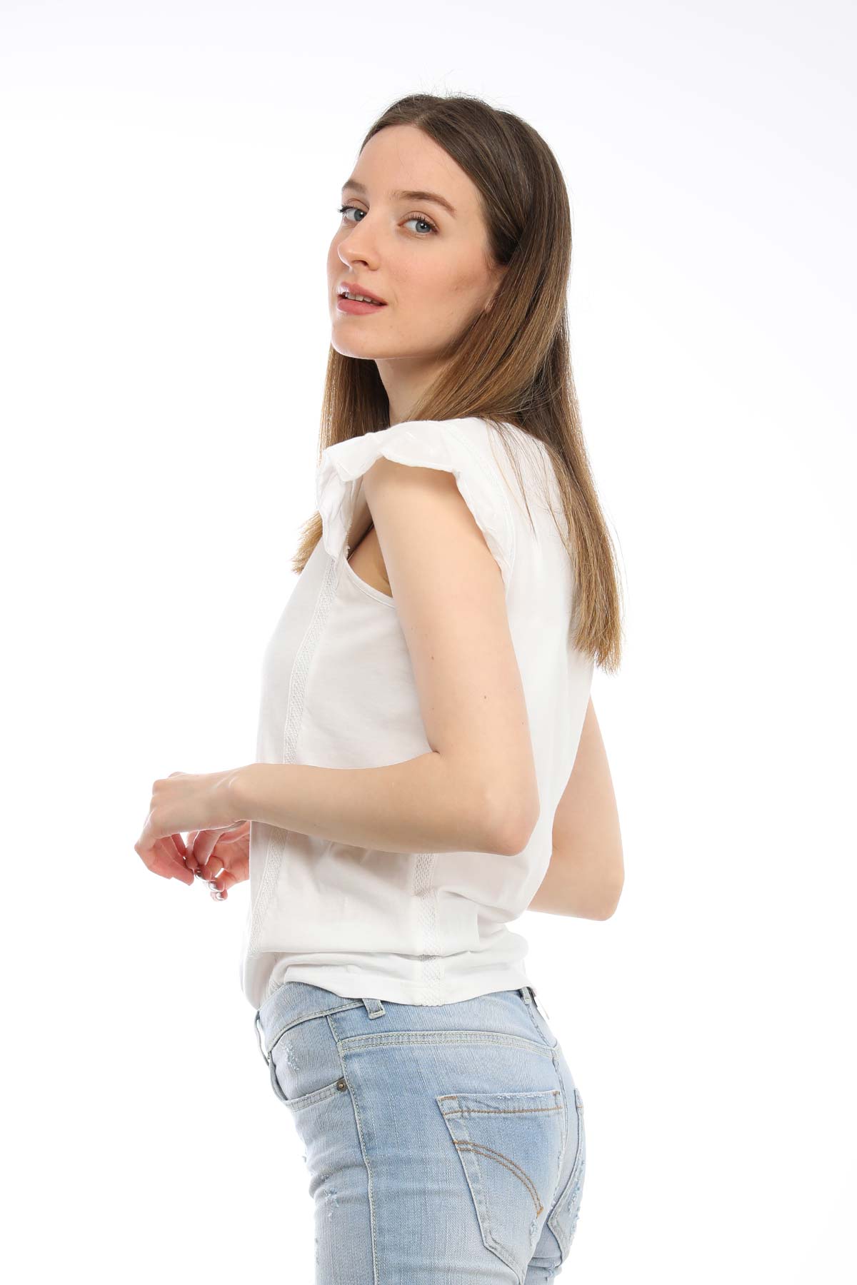 Dondup Volanlı Bluz-Libas Trendy Fashion Store