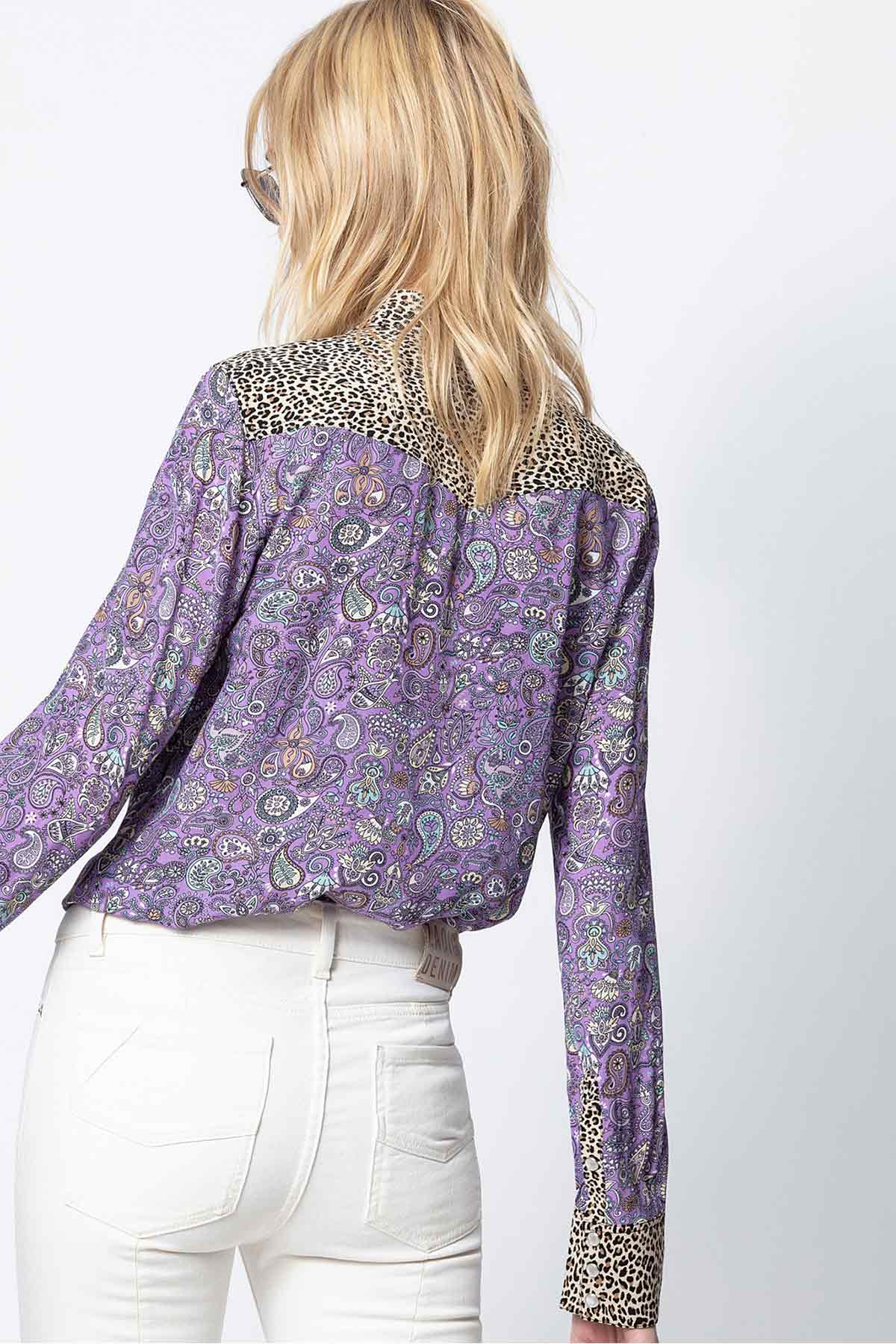 Zadig & Voltaire Animal Print Detaylı Gömlek-Libas Trendy Fashion Store