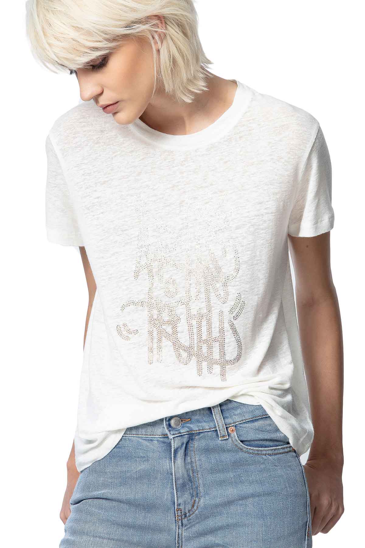 Zadig & Voltaire Jormi Graterol T-shirt-Libas Trendy Fashion Store