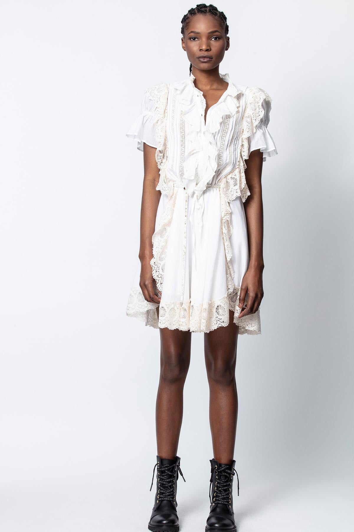 Zadig & Voltaire Mini Dantel Elbise-Libas Trendy Fashion Store