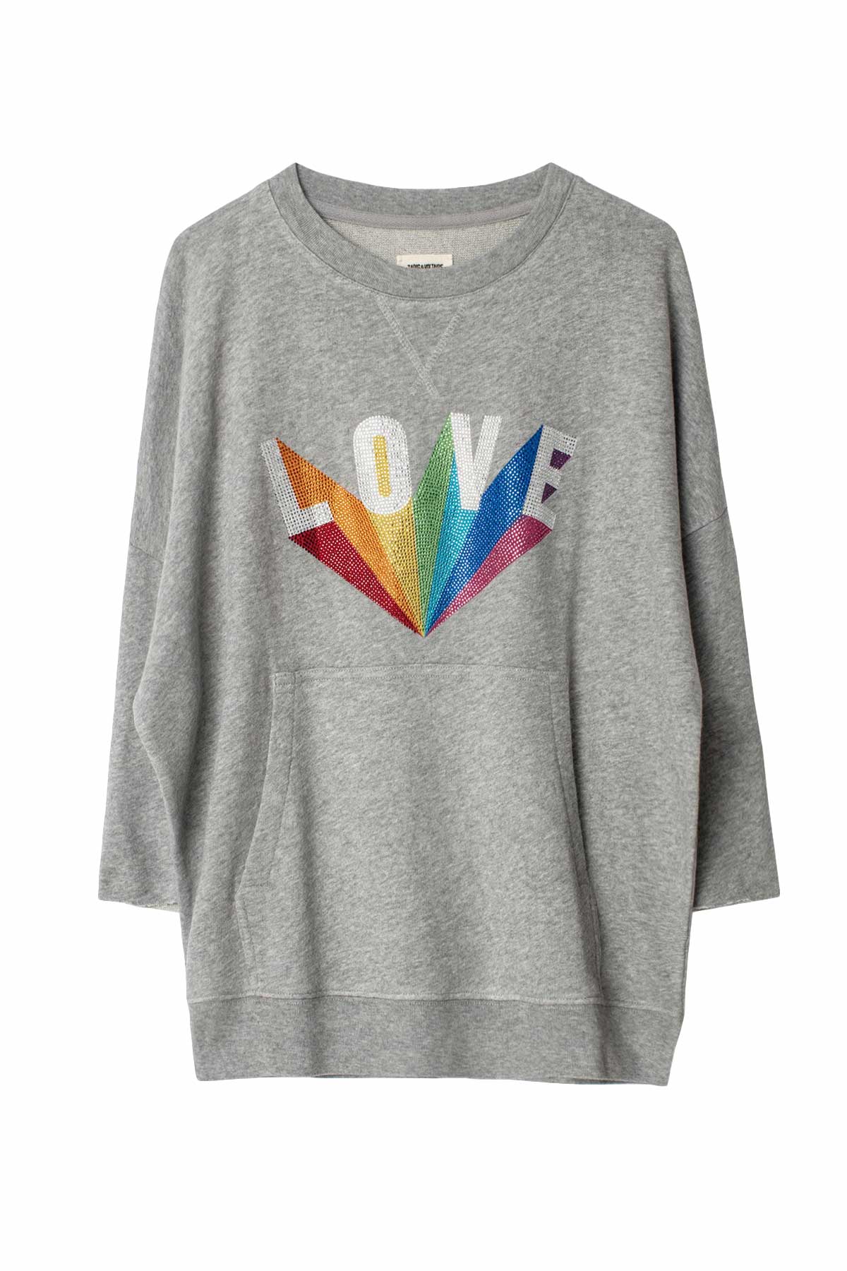 Zadig & Voltaire Taş Aksesuarlı Love Sweatshirt-Libas Trendy Fashion Store