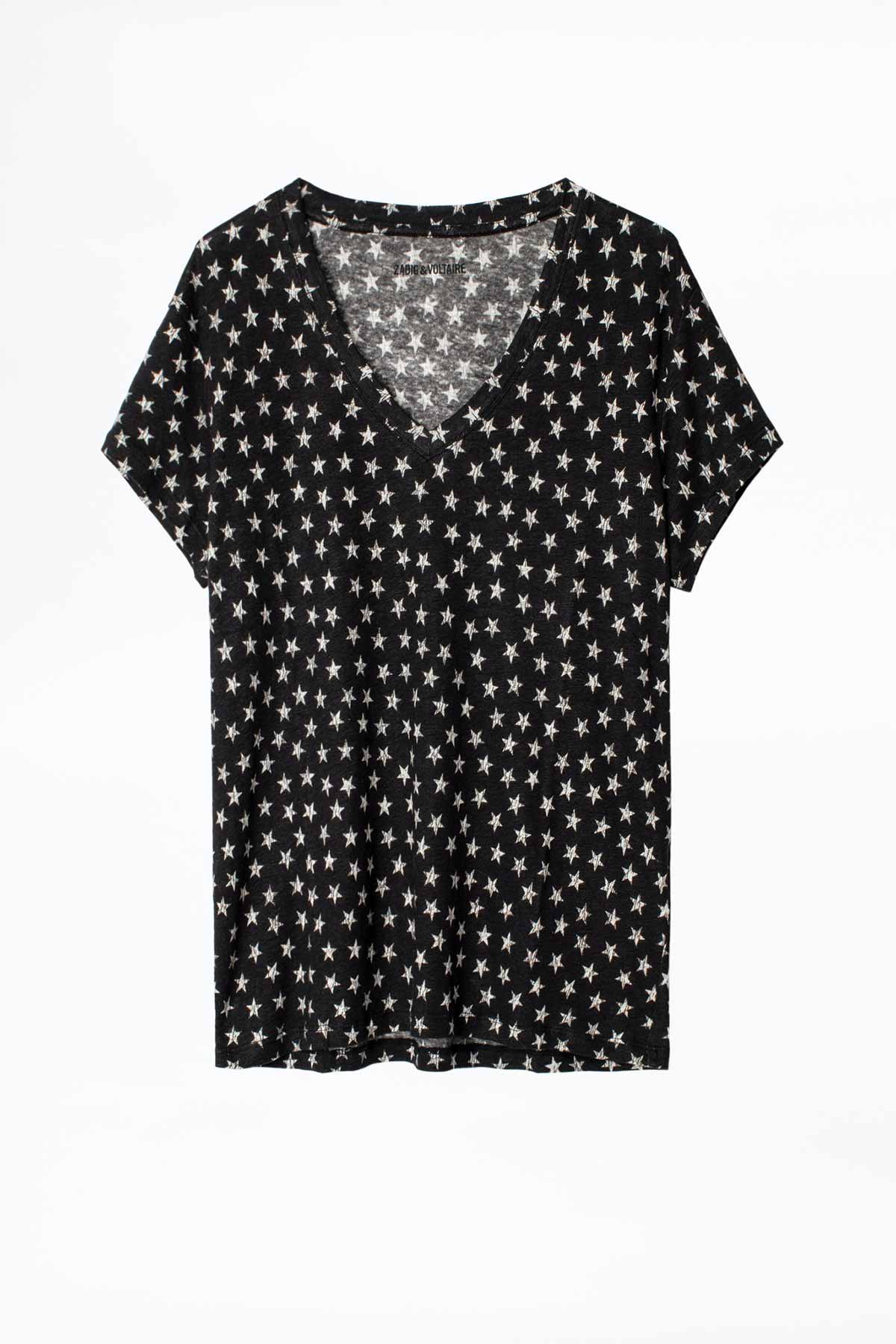 Zadig & Voltaire Keten V Yaka T-shirt-Libas Trendy Fashion Store