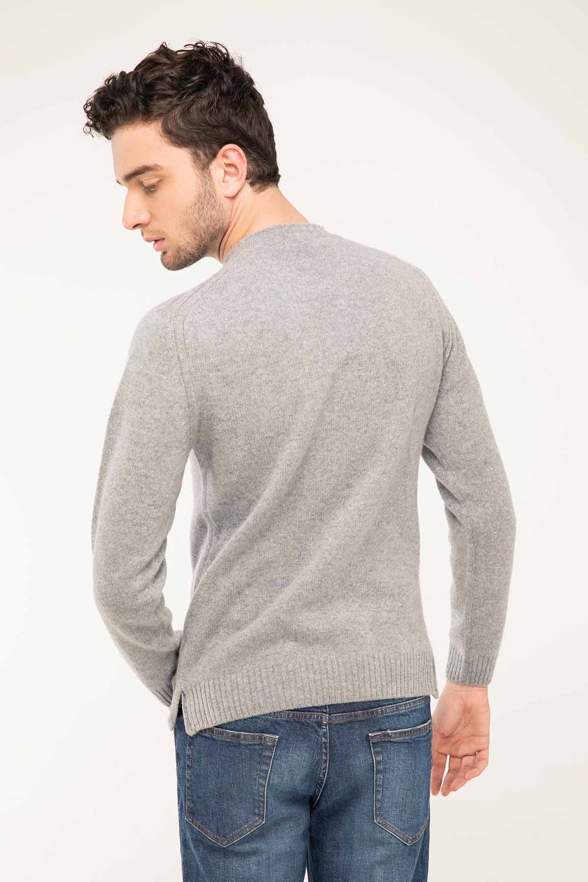 Manifattura Yuvarlak Yaka Kaşmirli Triko-Libas Trendy Fashion Store