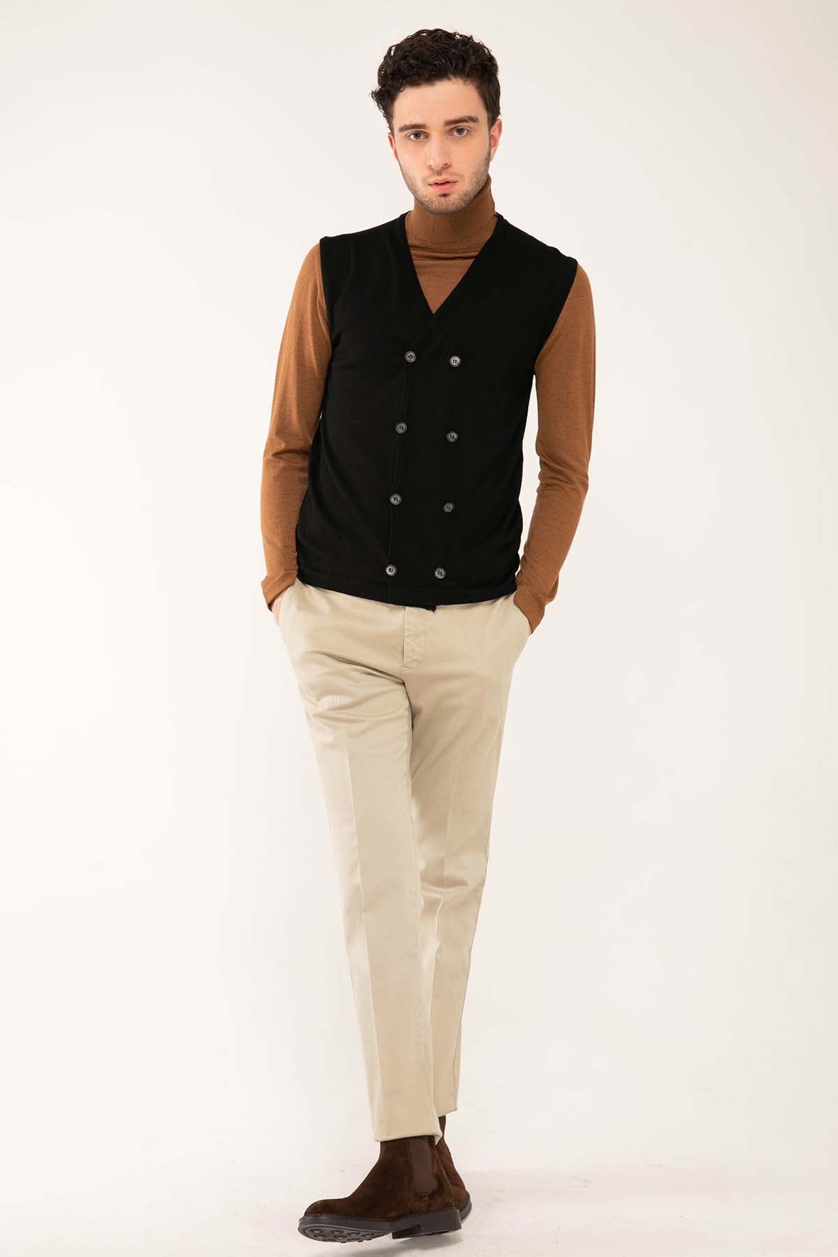 Manifattura Kruvaze Triko Yelek-Libas Trendy Fashion Store