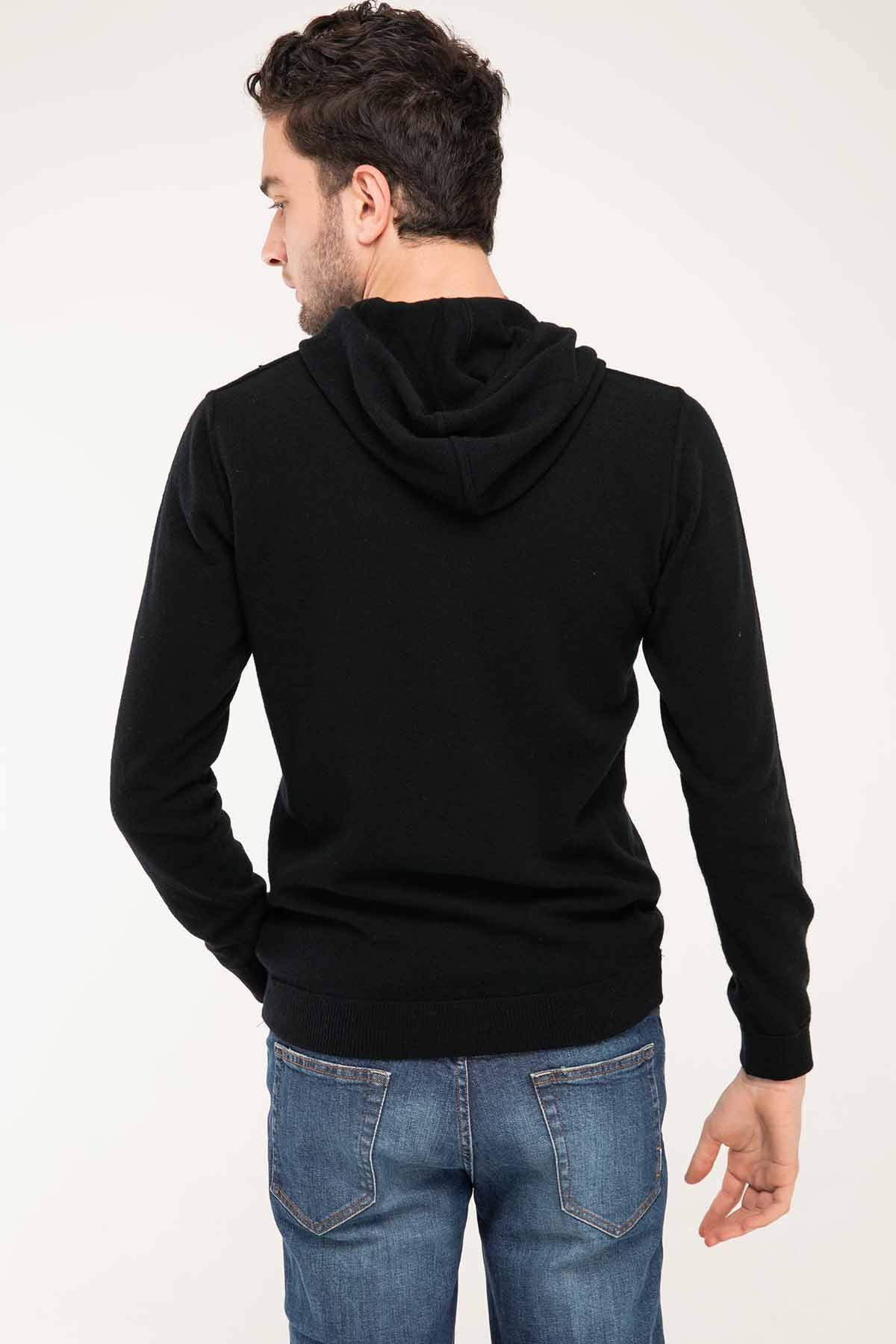 Manifattura Kapüşonlu Kaşmirli Triko-Libas Trendy Fashion Store