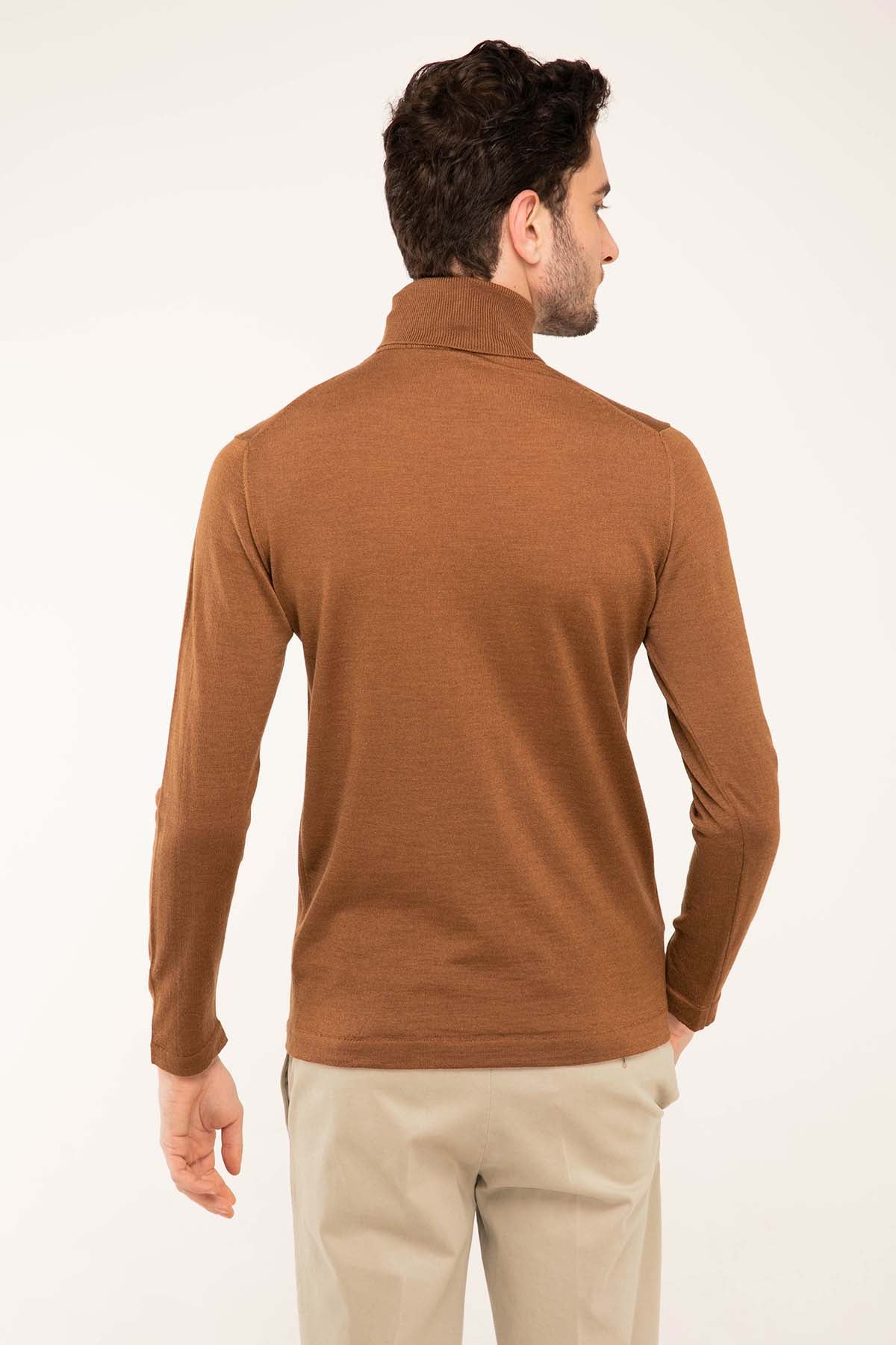 Manifattura İpek Yün Balıkçı Yaka Triko-Libas Trendy Fashion Store