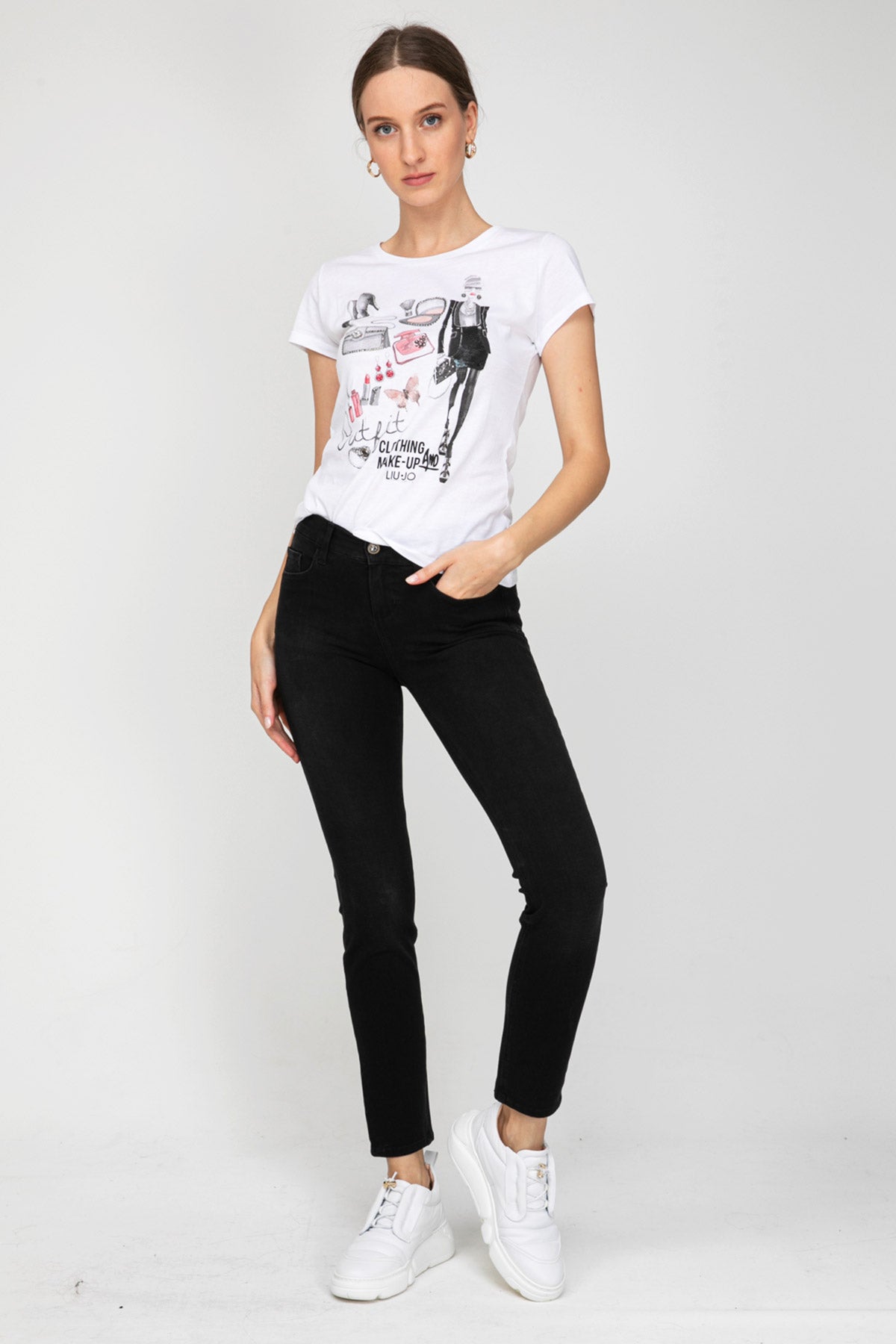 Liu Jo Amazing Fit Bottom Up Jeans-Libas Trendy Fashion Store