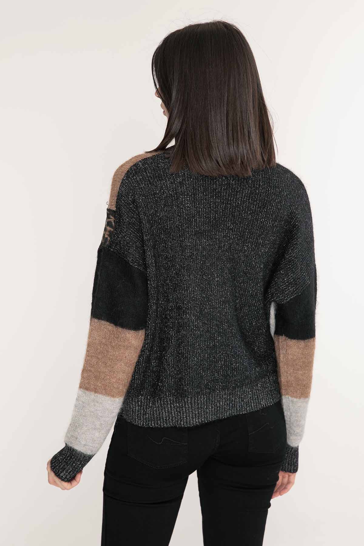 Liu Jo Patchwork Triko Ceket-Libas Trendy Fashion Store