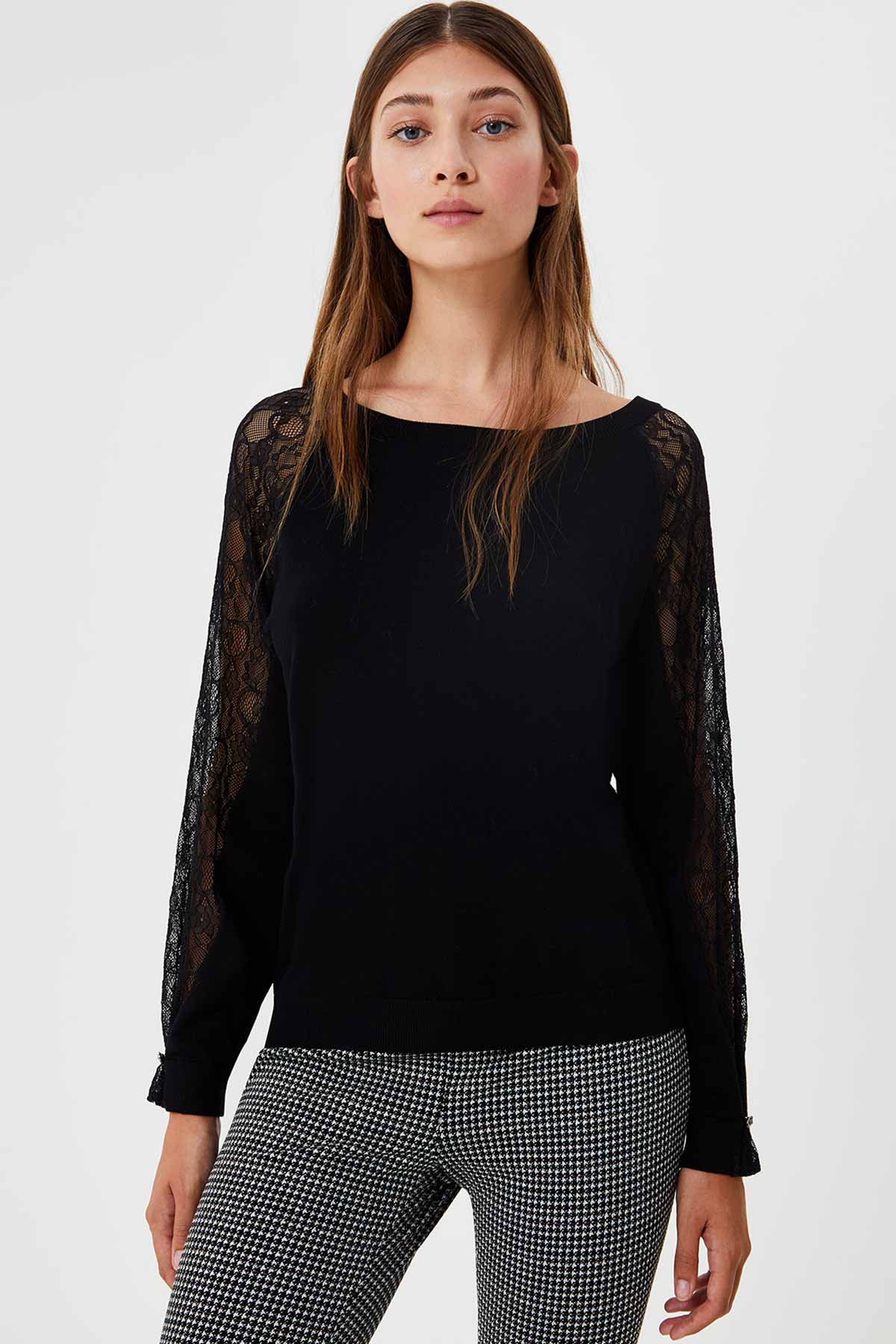 Liu Jo Dantel Kollu Triko-Libas Trendy Fashion Store