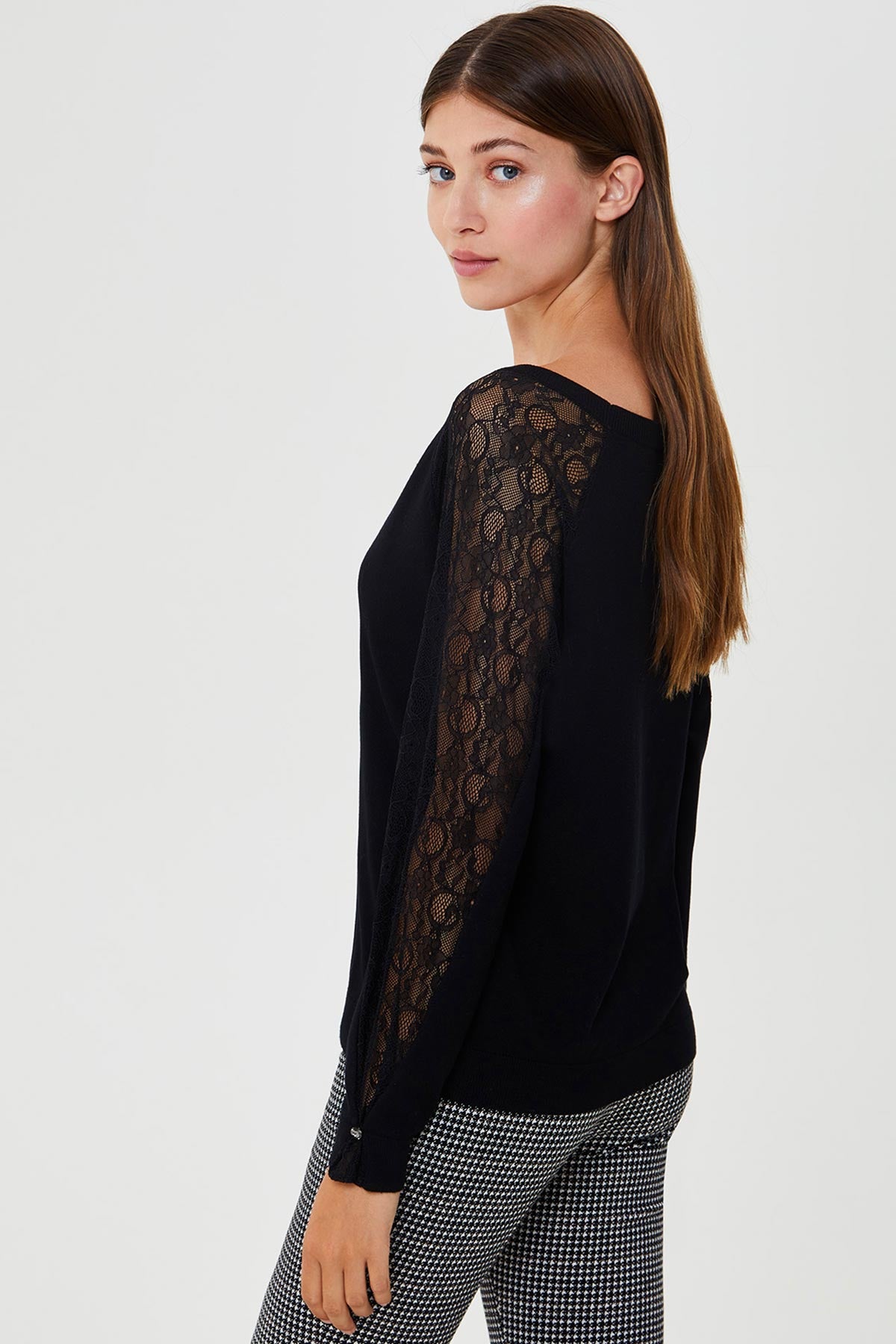 Liu Jo Dantel Kollu Triko-Libas Trendy Fashion Store