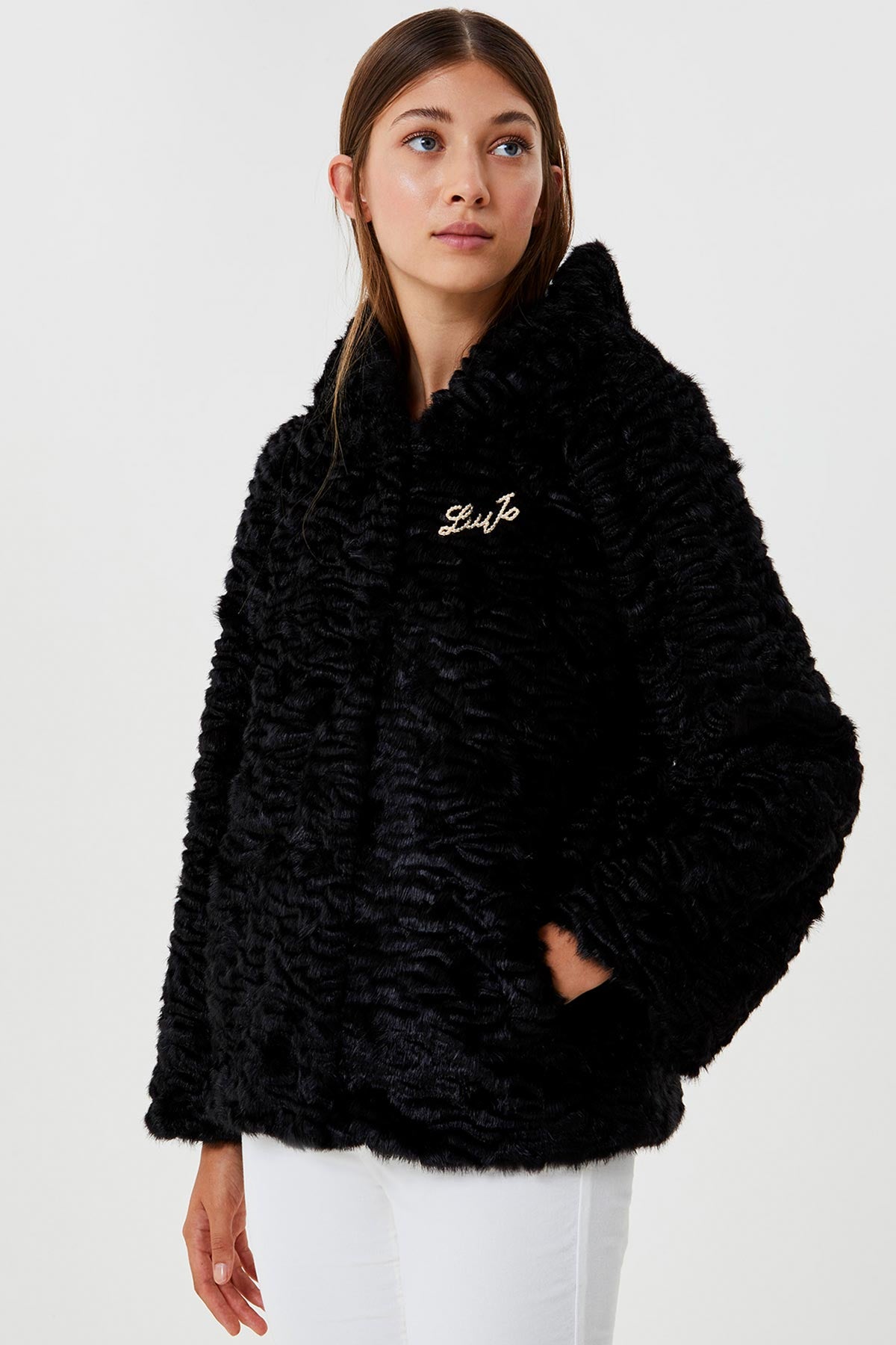 Liu Jo Eko Astragan Kürk Ceket-Libas Trendy Fashion Store