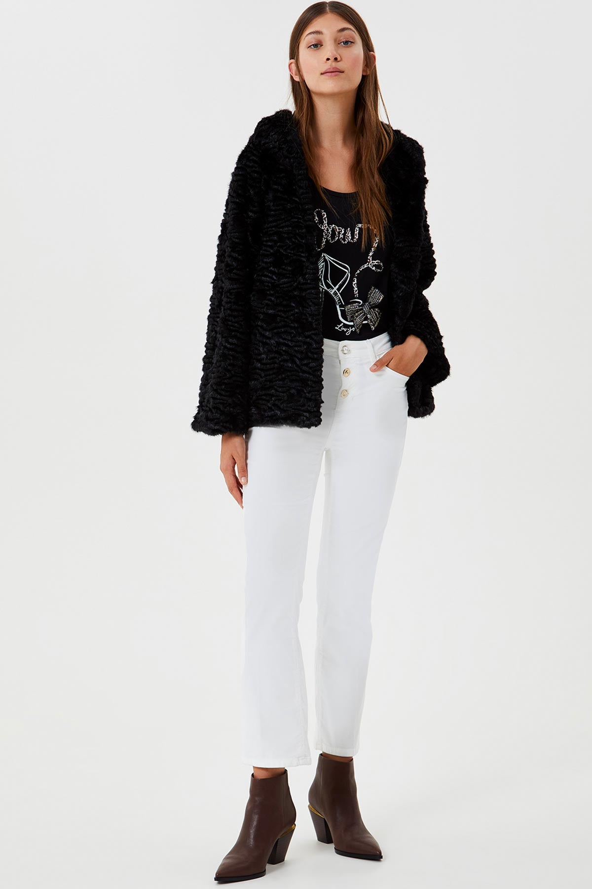 Liu Jo Eko Astragan Kürk Ceket-Libas Trendy Fashion Store