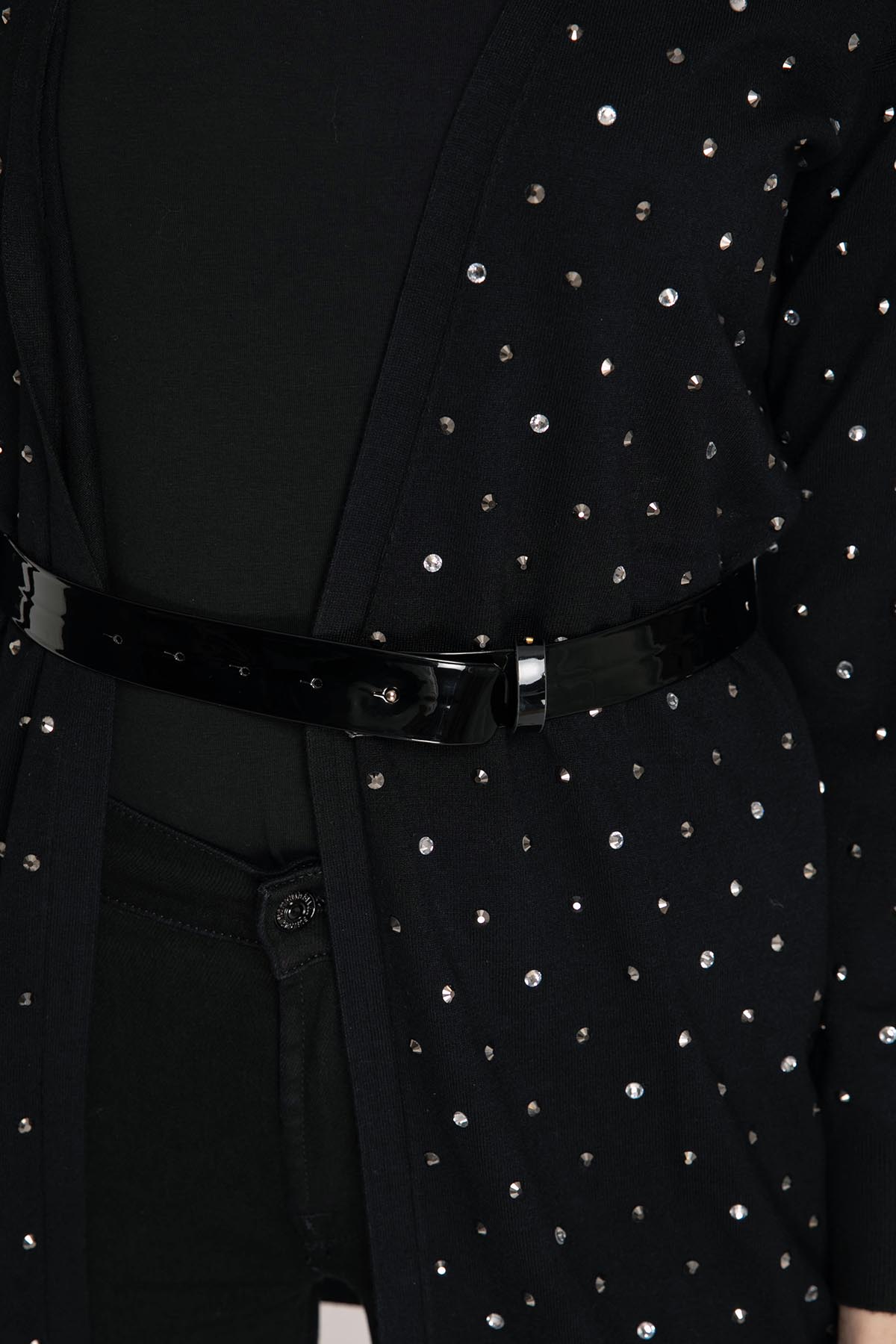 Liu Jo Kemerli Triko Ceket-Libas Trendy Fashion Store