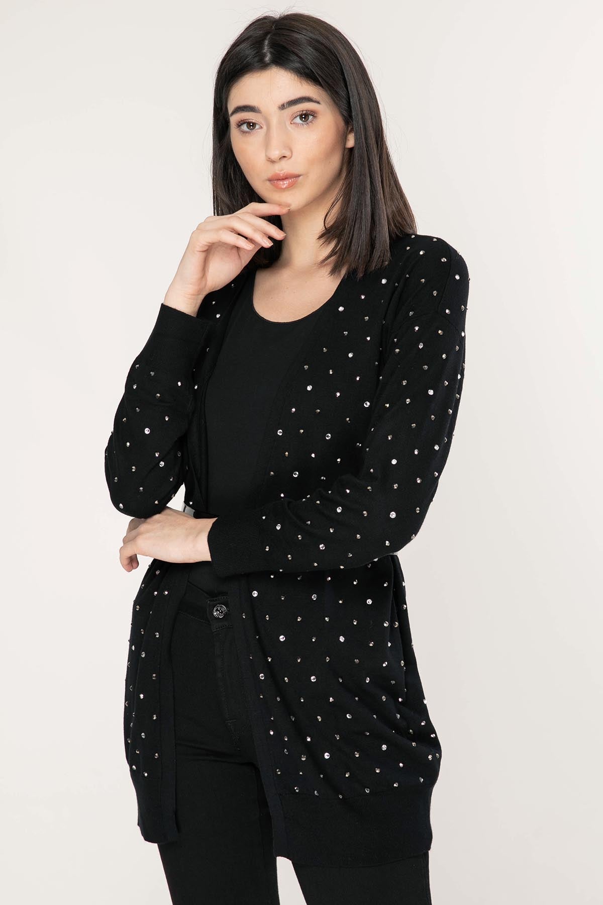 Liu Jo Kemerli Triko Ceket-Libas Trendy Fashion Store