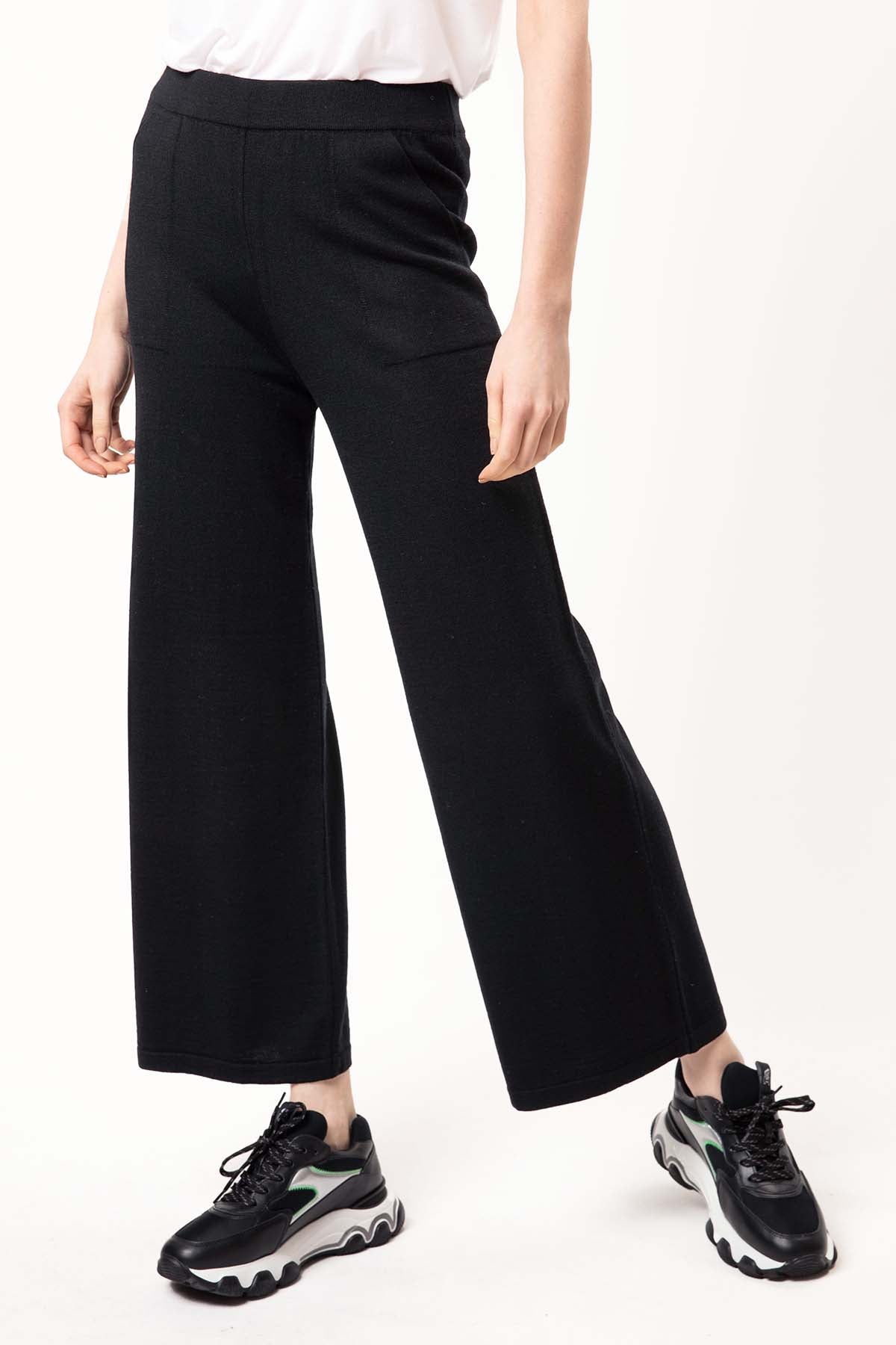 Tru Yüksek Bel Bol Paça Pantolon-Libas Trendy Fashion Store