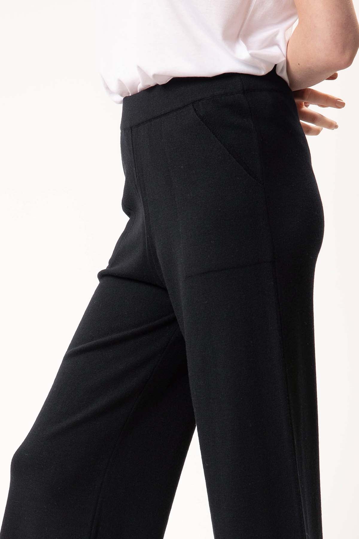 Tru Yüksek Bel Bol Paça Pantolon-Libas Trendy Fashion Store