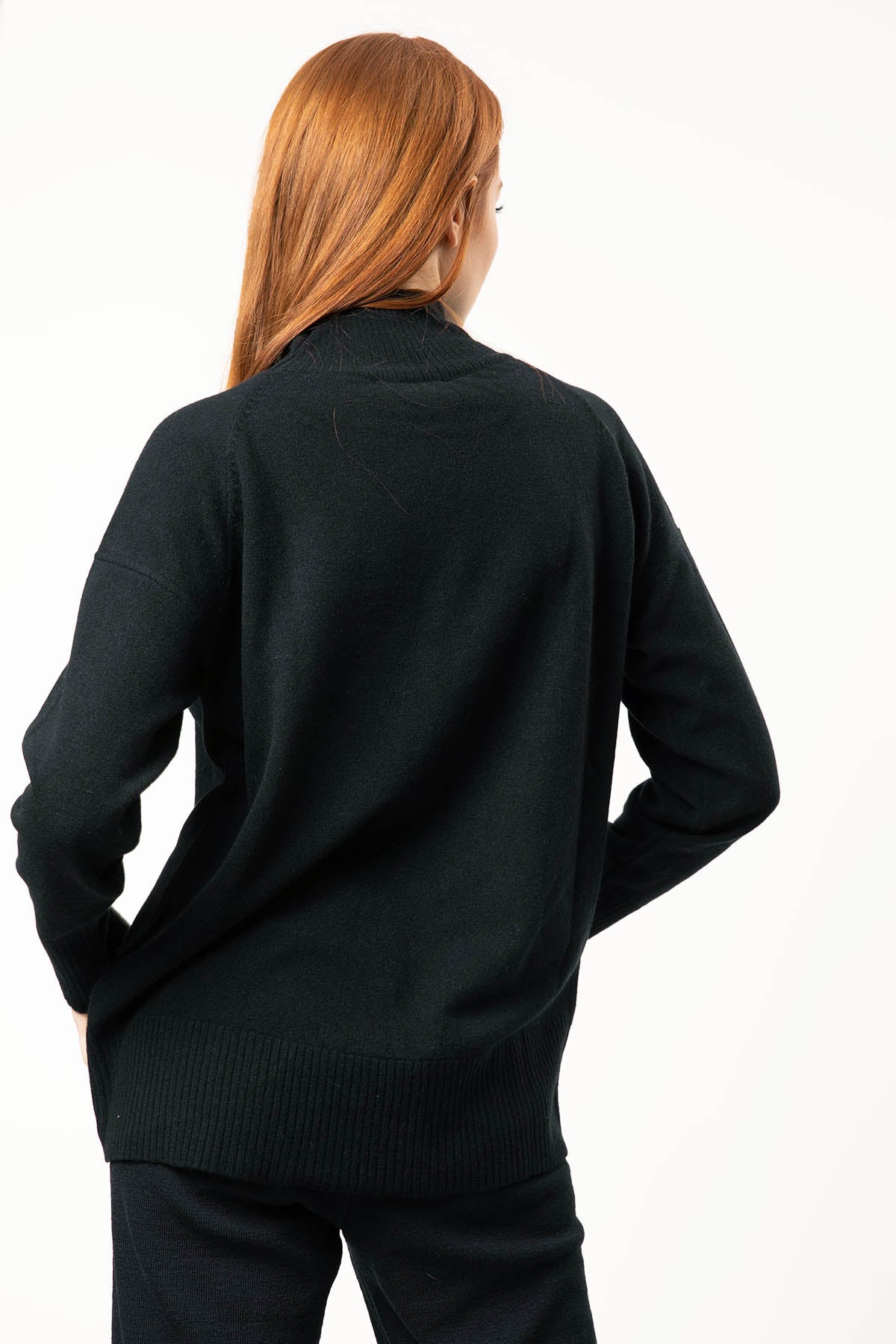 Tru Balıkçı Yaka Kaşmirli Triko-Libas Trendy Fashion Store