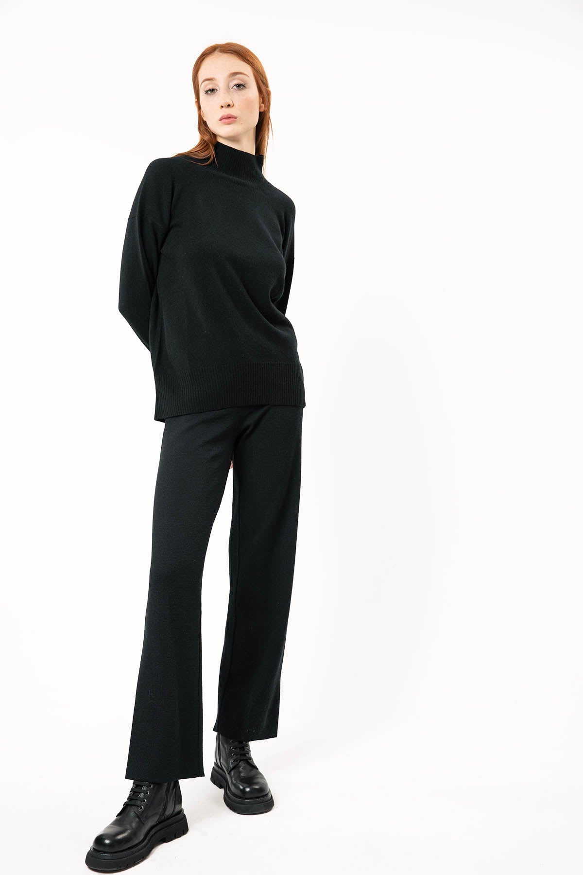 Tru Balıkçı Yaka Kaşmirli Triko-Libas Trendy Fashion Store