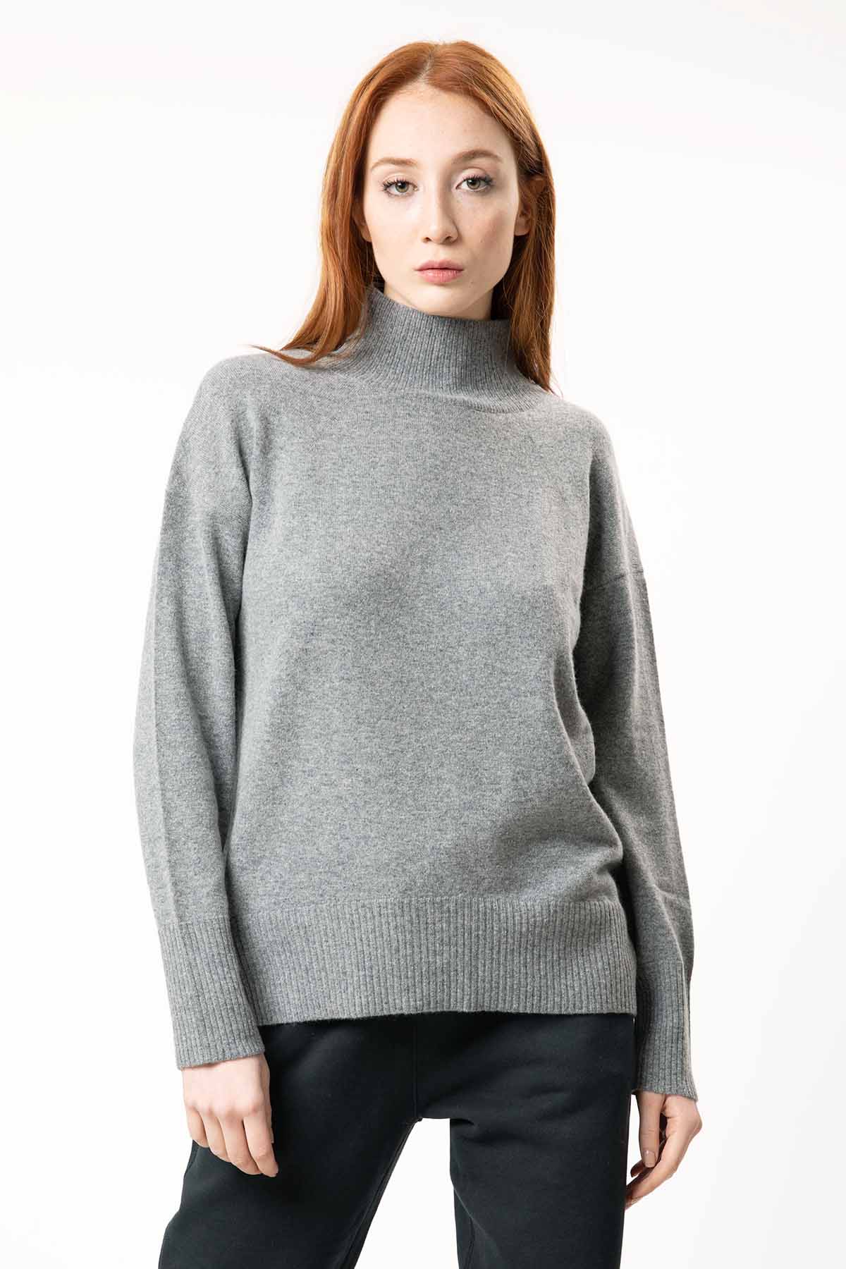 Tru Balıkçı Yaka Kaşmirli Triko-Libas Trendy Fashion Store