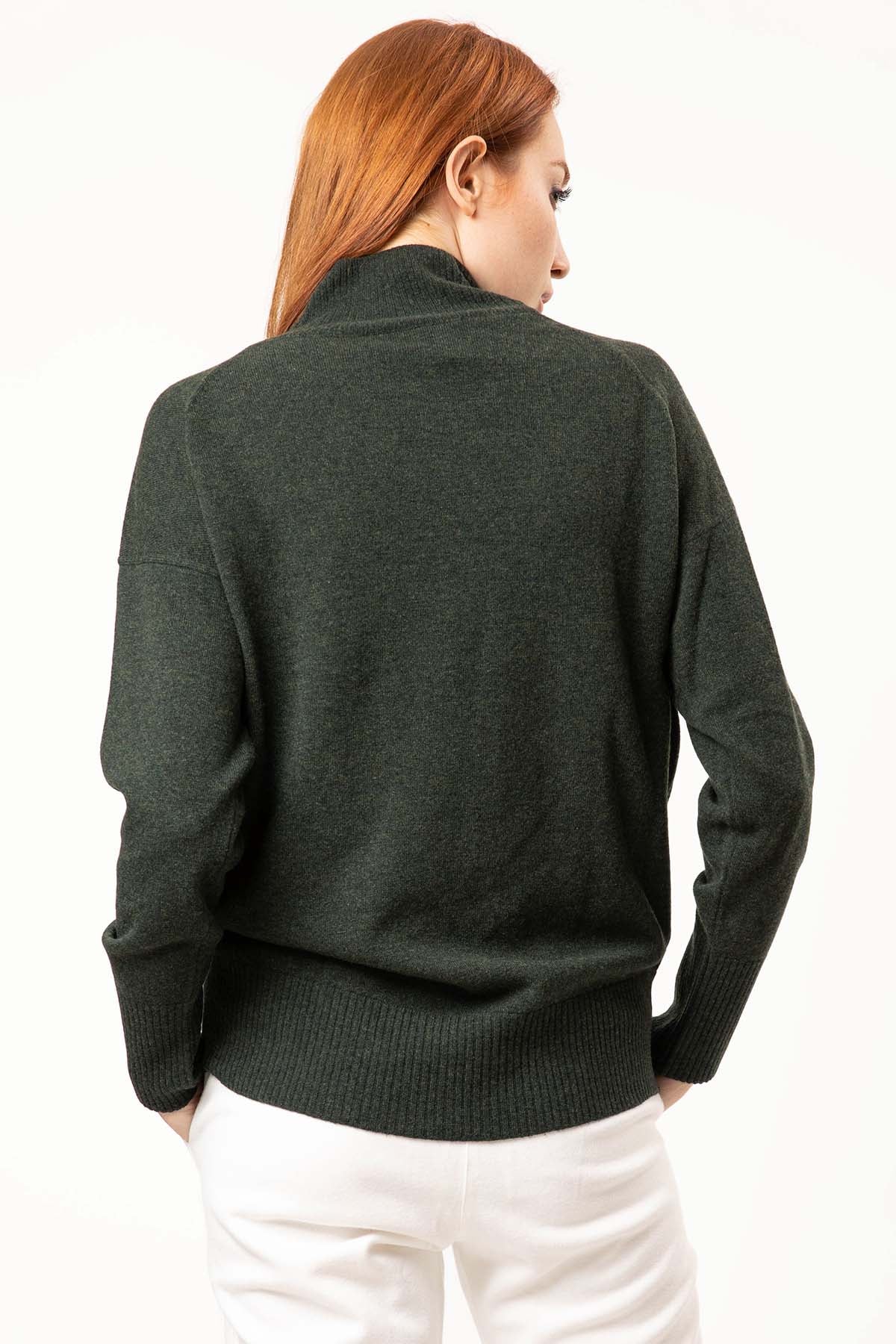 Tru Balıkçı Yaka Kaşmirli Triko-Libas Trendy Fashion Store