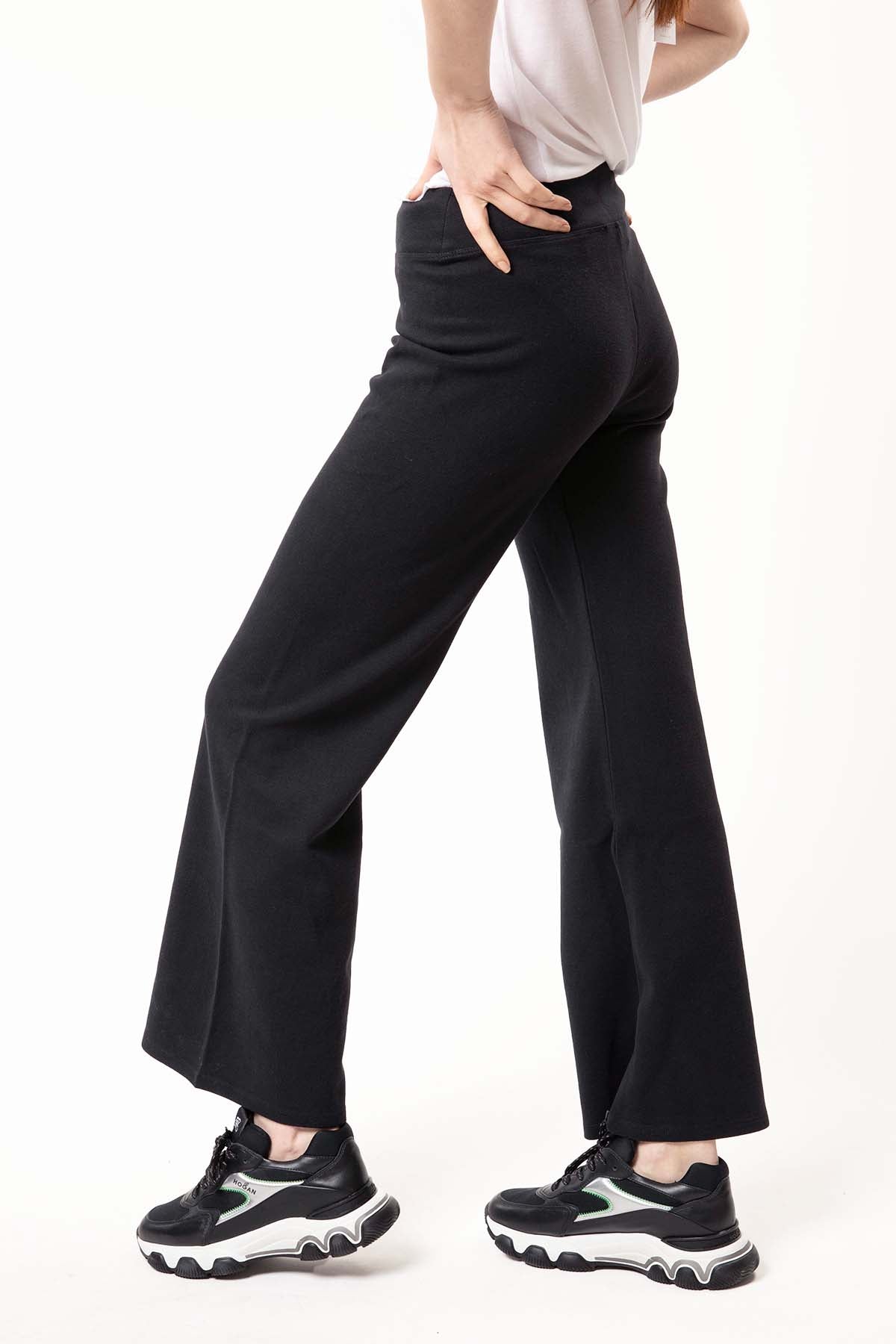 Tru Yüksek Bel Bol Paça Pantolon-Libas Trendy Fashion Store