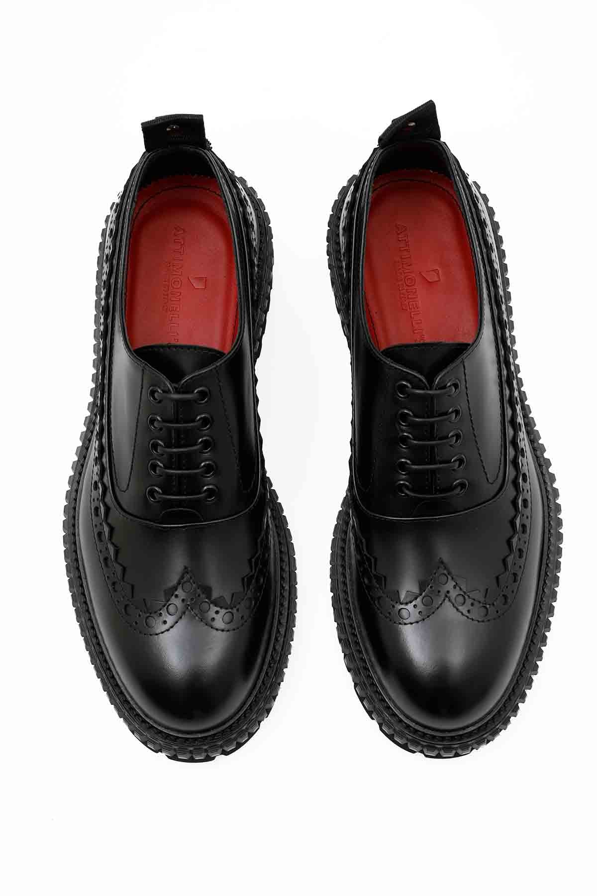 Attimonelli's Zımbalı Deri Ayakkabı-Libas Trendy Fashion Store