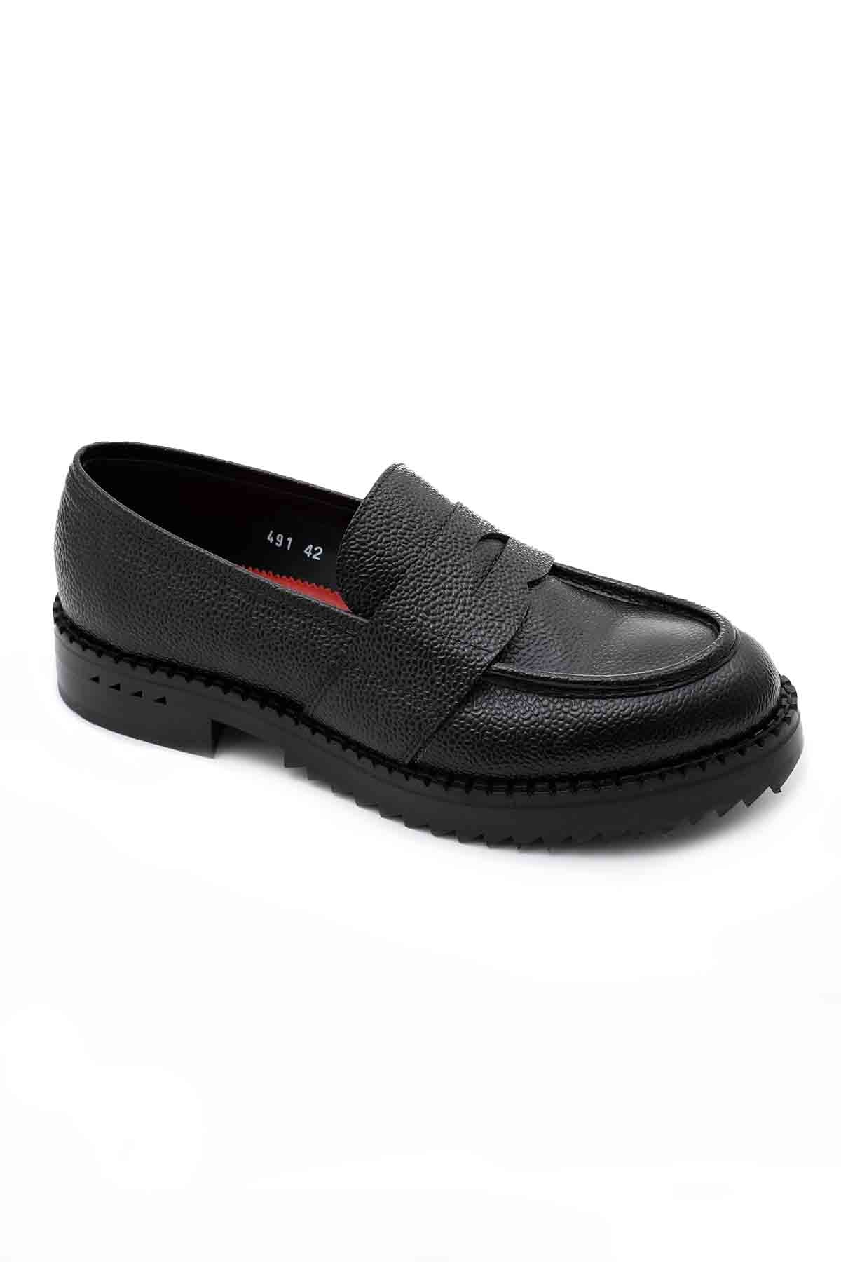 Attimonelli's Grenli Deri Loafer Ayakkabı-Libas Trendy Fashion Store