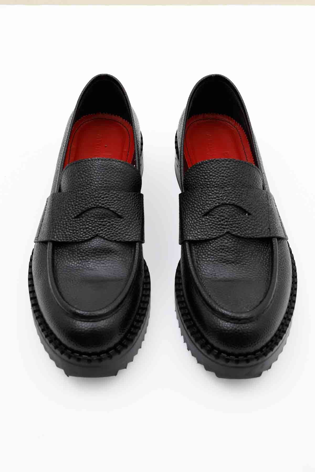 Attimonelli's Grenli Deri Loafer Ayakkabı-Libas Trendy Fashion Store