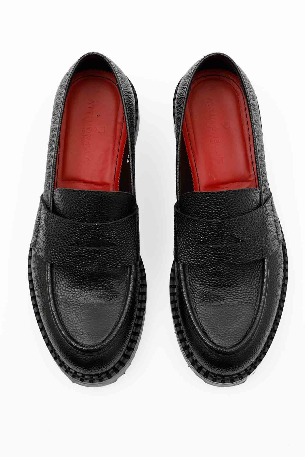 Attimonelli's Grenli Deri Loafer Ayakkabı-Libas Trendy Fashion Store