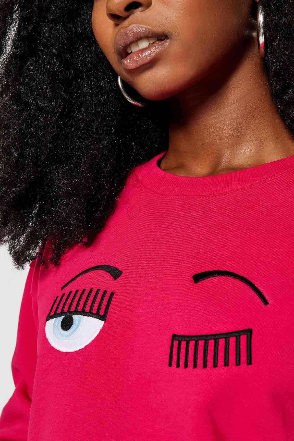 Chiara Ferragni Winking Eye Sweatshirt-Libas Trendy Fashion Store