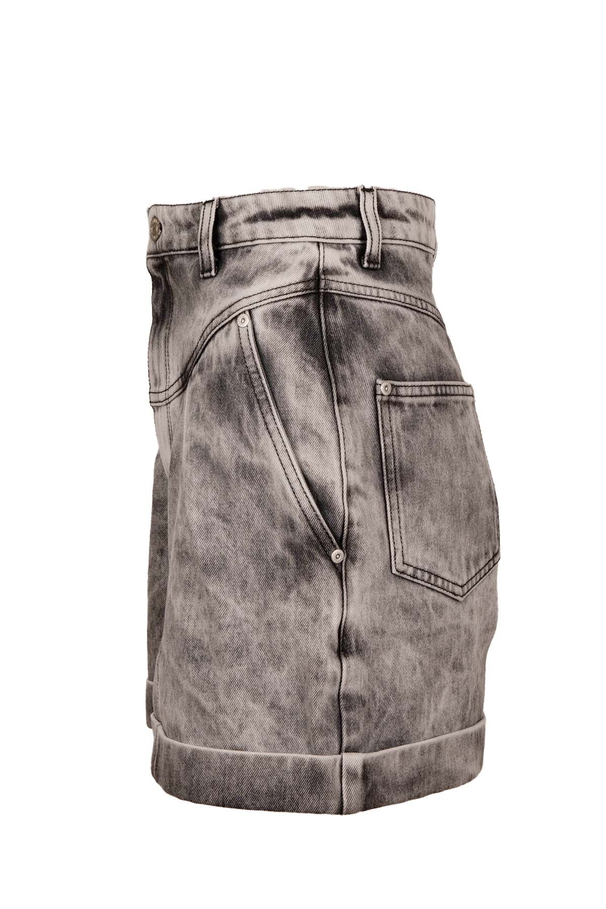 Chiara Ferragni Yıkamalı Denim Şort-Libas Trendy Fashion Store