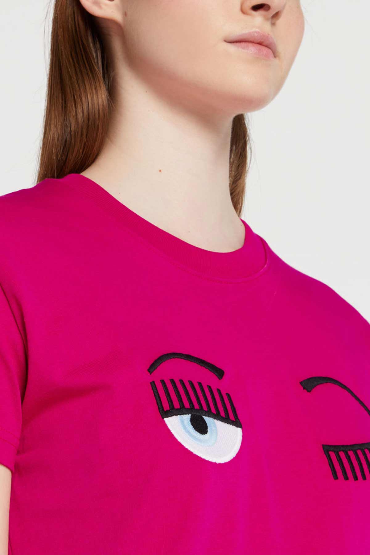 Chiara Ferragni Winking Eye T-shirt-Libas Trendy Fashion Store