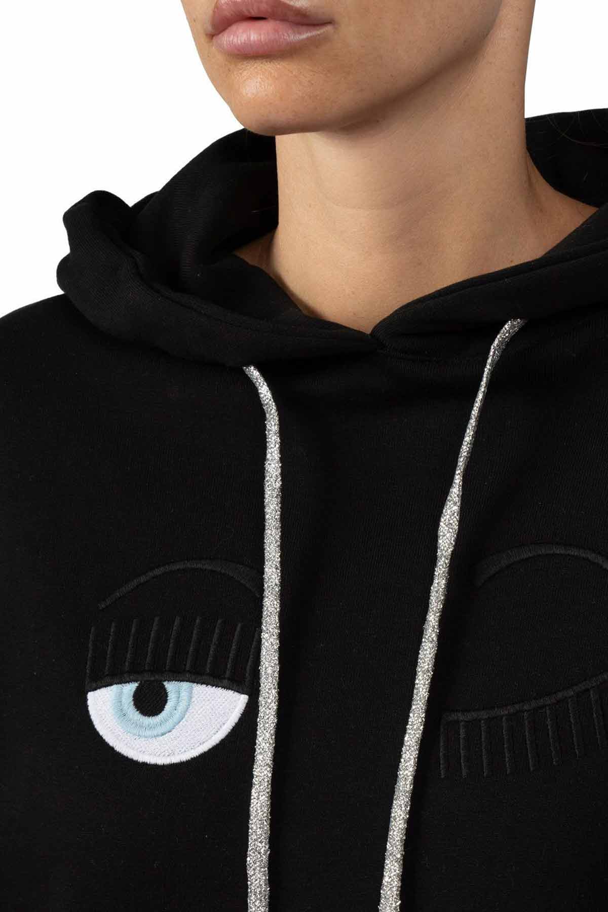 Chiara Ferragni Winking Eye Kapüşonlu Sweatshirt-Libas Trendy Fashion Store
