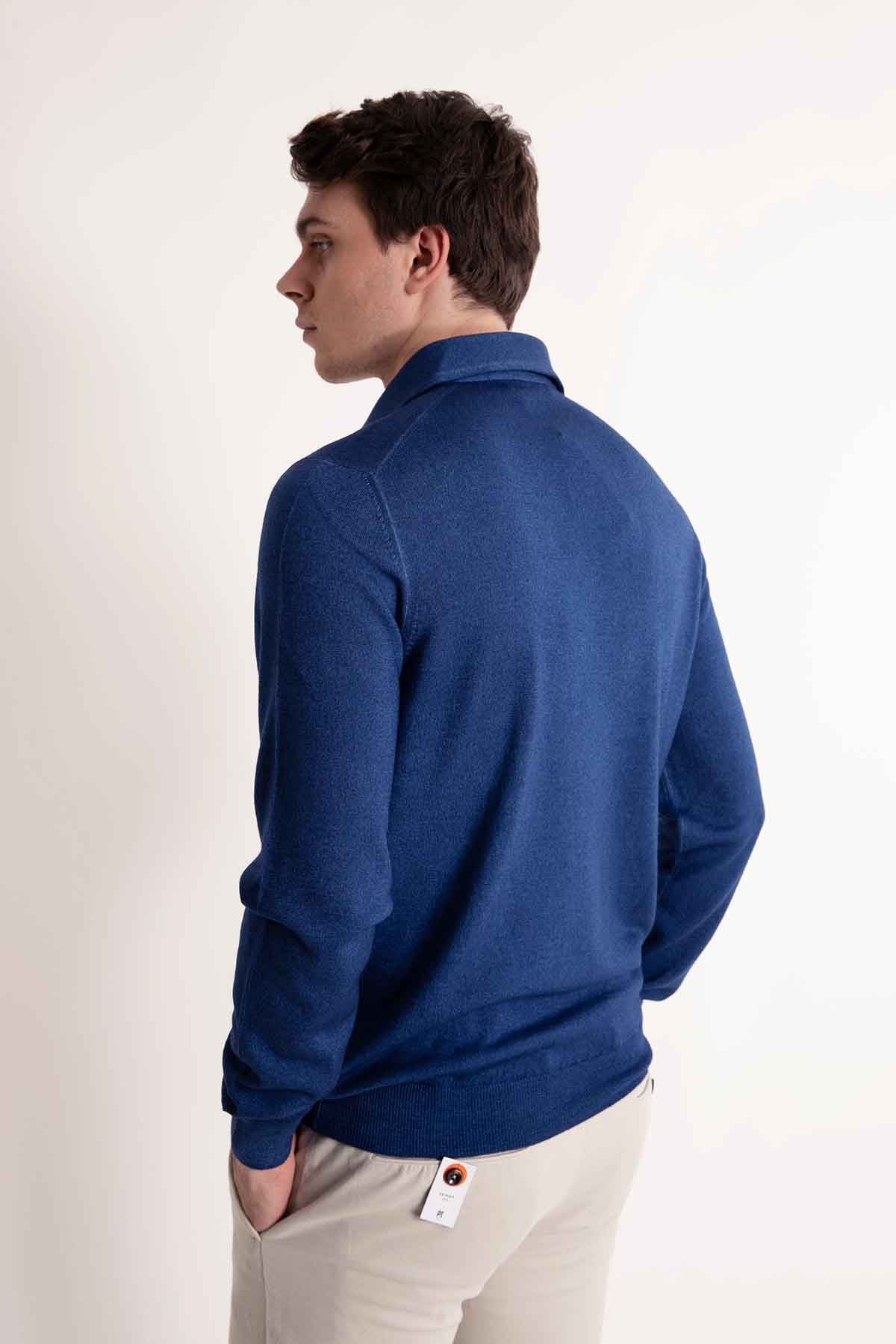 Gran Sasso Düğmeli Yaka Triko-Libas Trendy Fashion Store